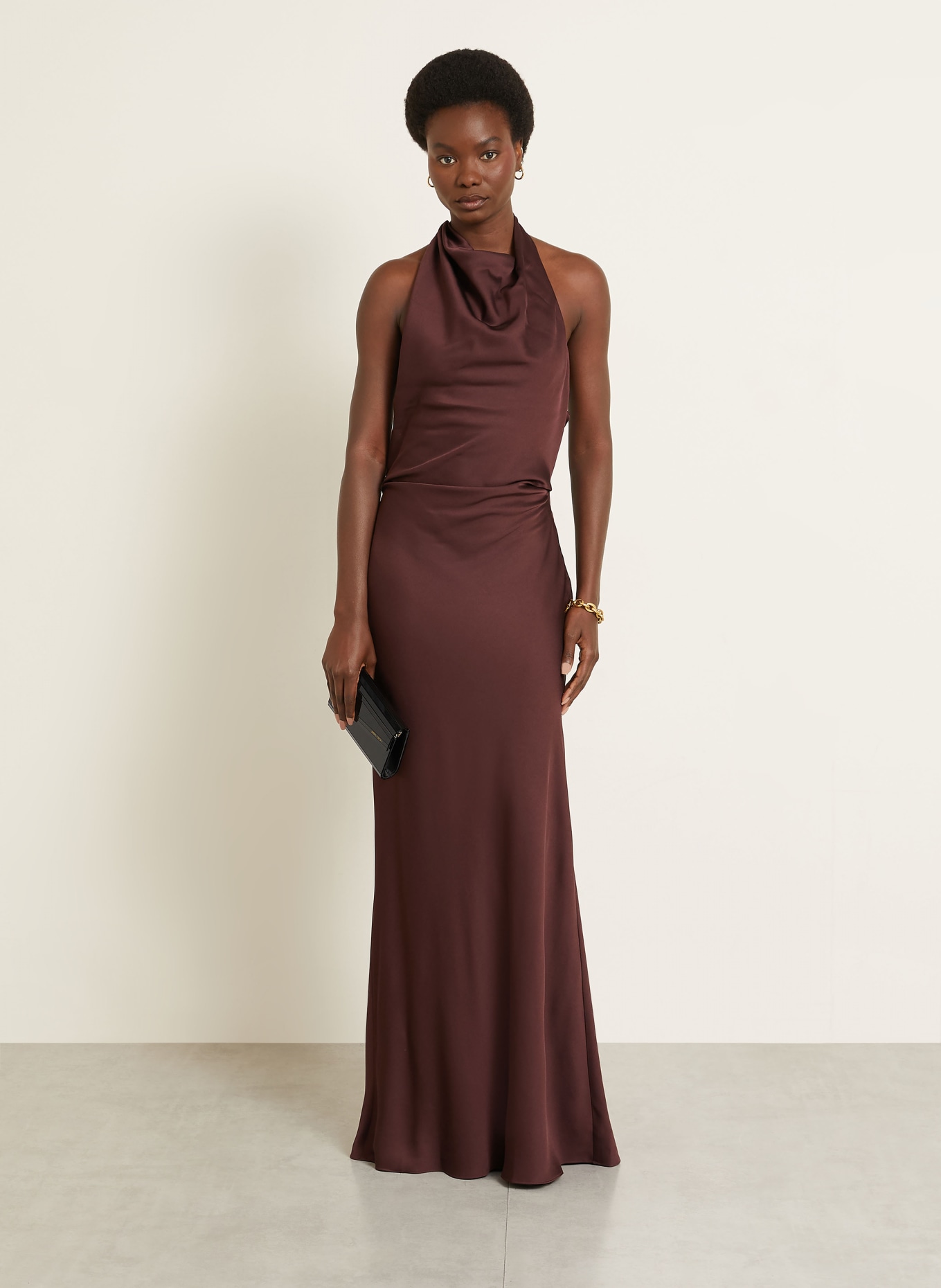 JIMMY CHOO Clutch CANDY: ZWART / ZILVER