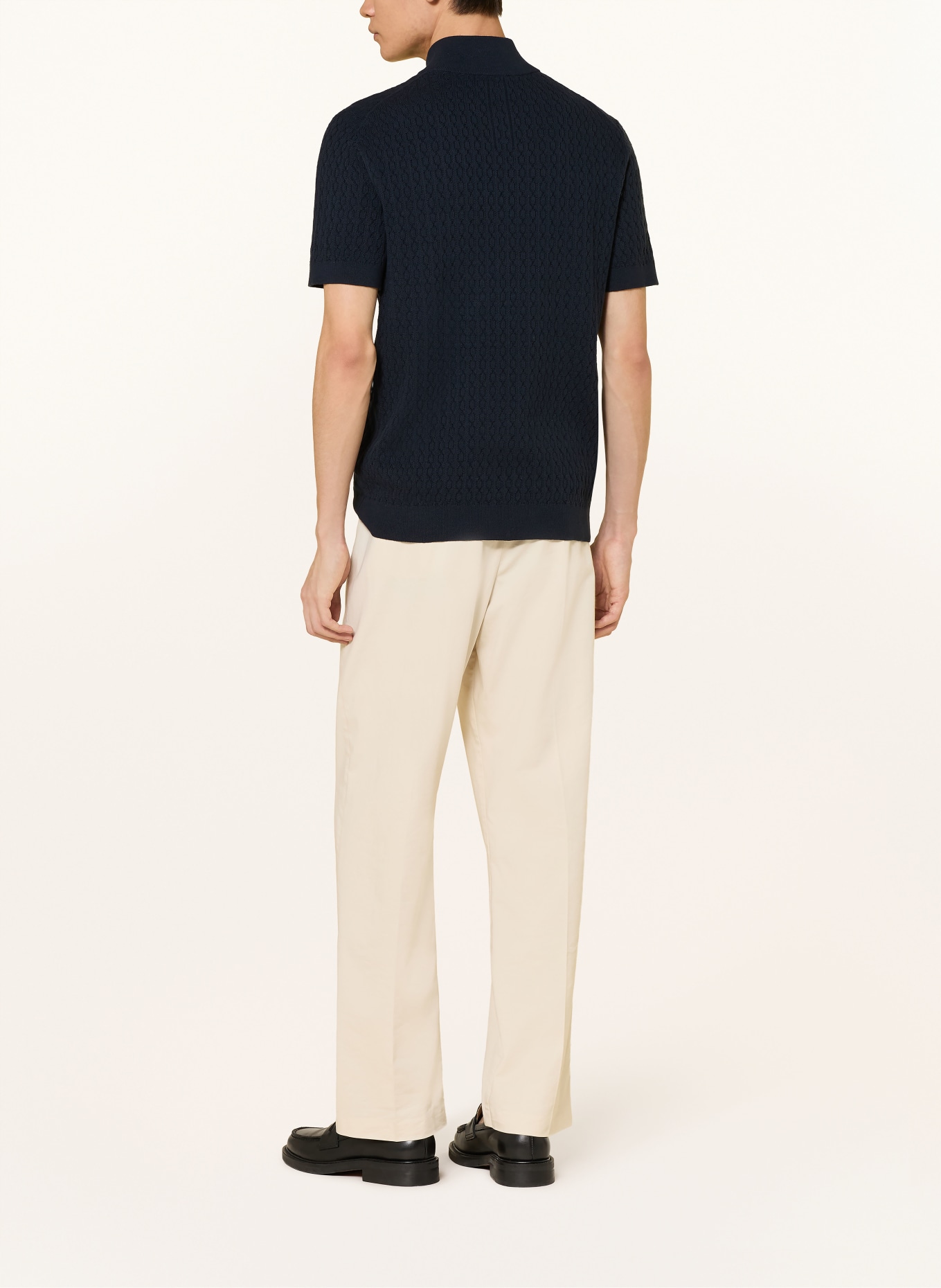 NOWADAYS Strickshirt: DUNKELBLAU