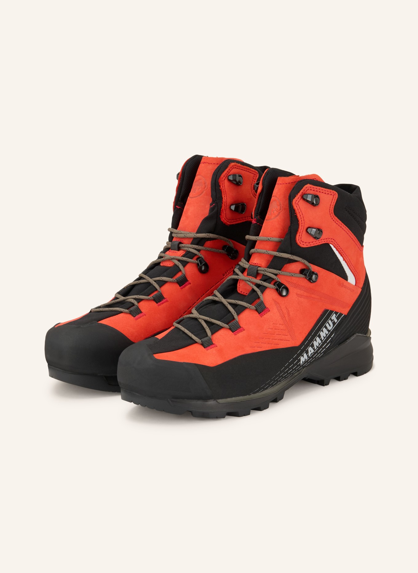 MAMMUT Bergschoenen KENTO GUIDE II HIGH GTX: ROOD / ZWART