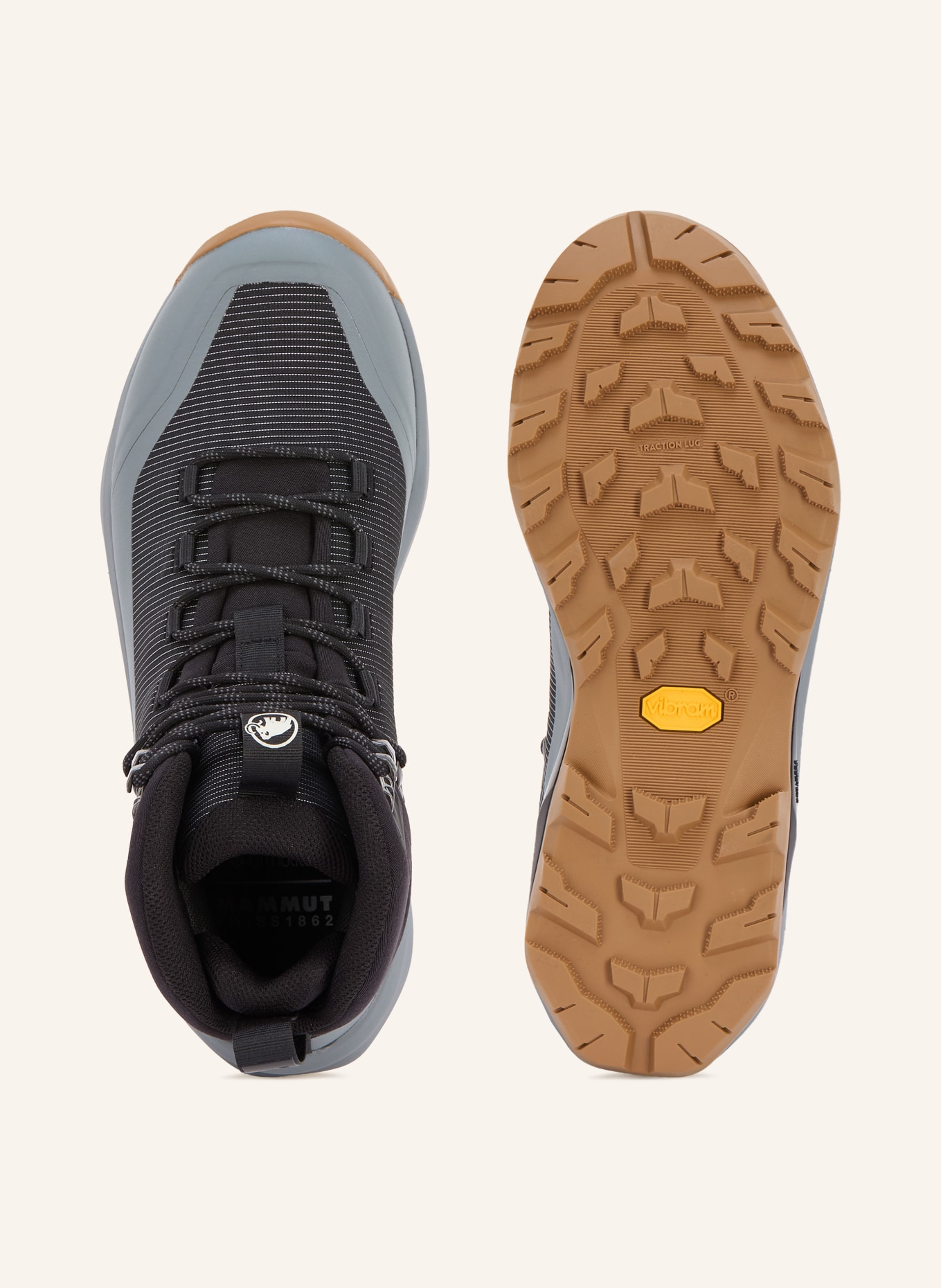 MAMMUT Wandelschoenen DUCAN III HIGH GTX: ZWART / GRIJS / WIT