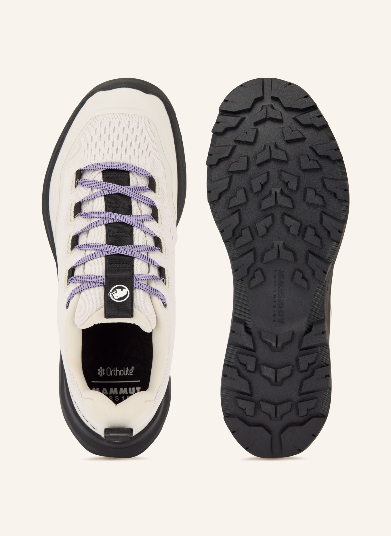 MAMMUT Wandelschoenen SERTIG III LOW: WIT / ZWART