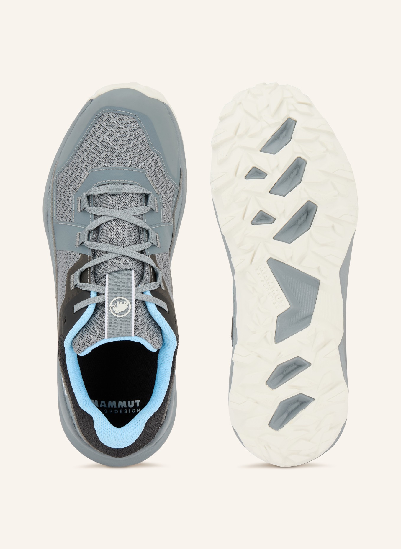 MAMMUT Wanderschuhe GIRUN II LOW GTX: BLAUGRAU / SCHWARZ