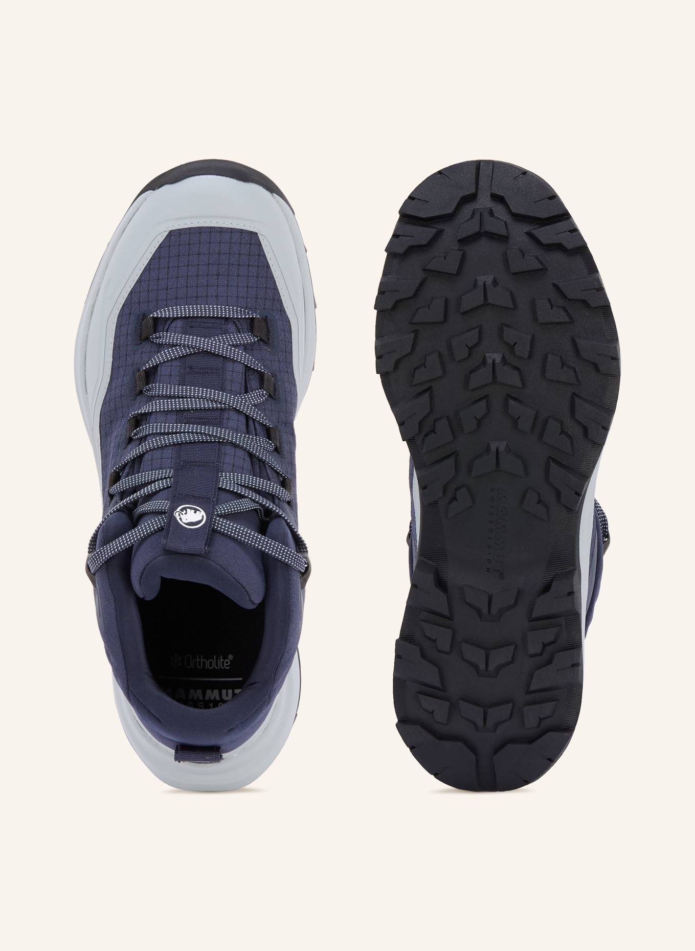 MAMMUT Wanderschuhe SERTIG III MID GTX: BLAU / GRAU / SCHWARZ