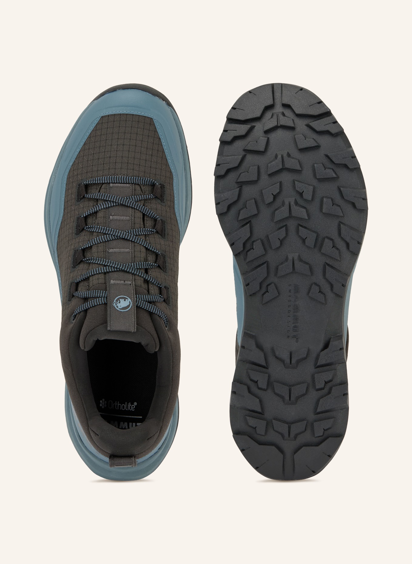 MAMMUT Wandelschoenen SERTIG III LOW GTX: DONKERGRIJS / PETROL