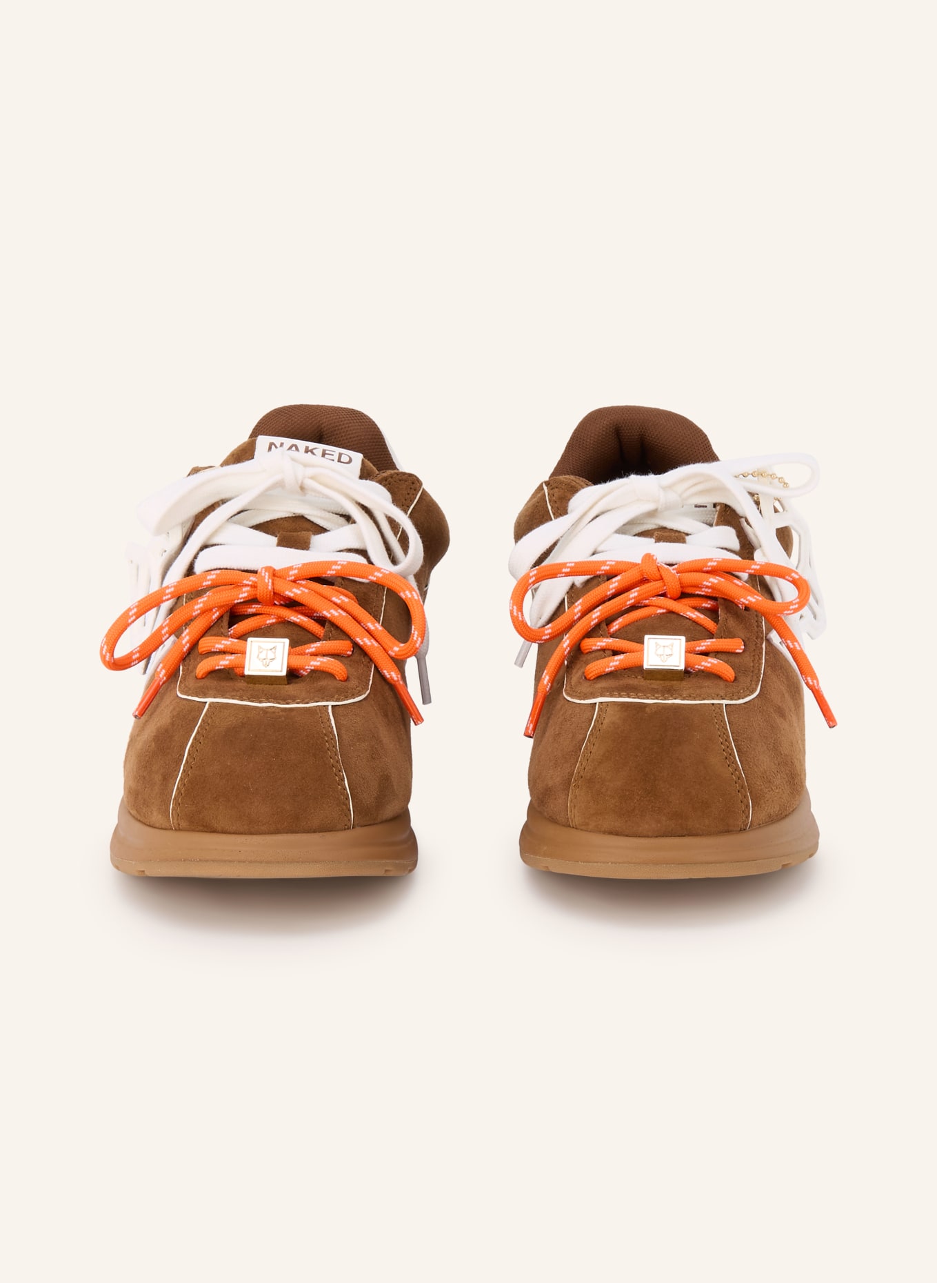 NAKED WOLFE Sneaker EXPENCE: BRUIN / WIT