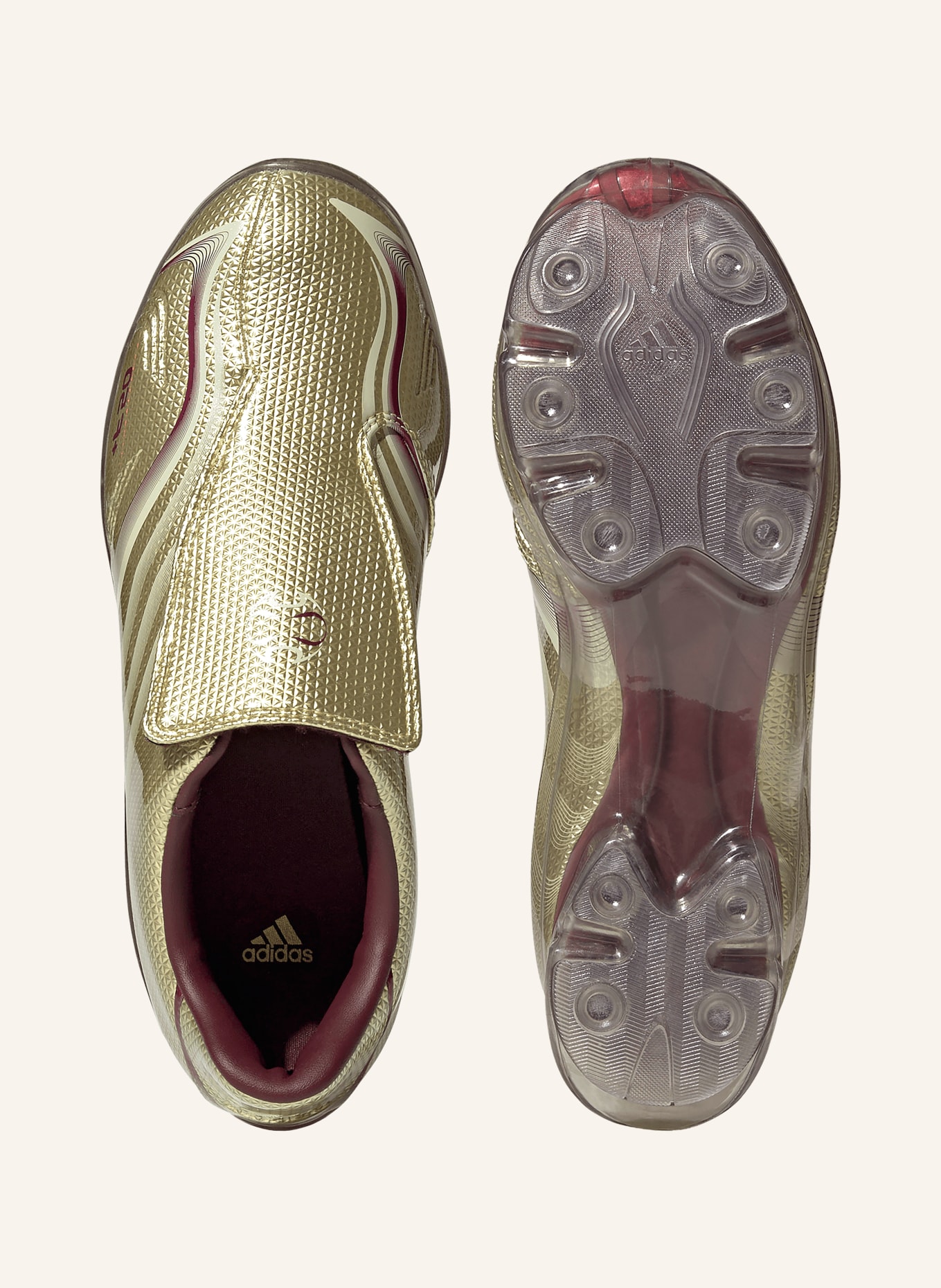 adidas Originals Sneaker F50 ADIFRAME: GOLD / DUNKELROT