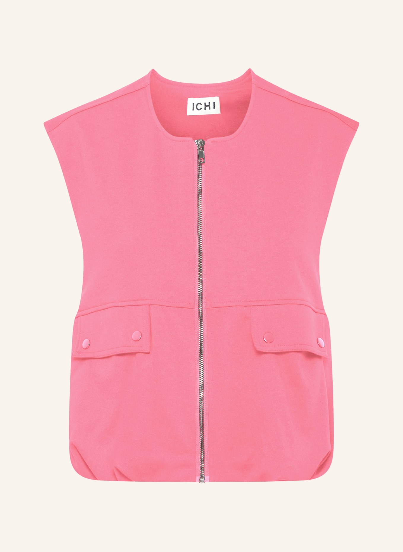 ICHI Gilet en jersey IXKATE: ROSE FUCHSIA
