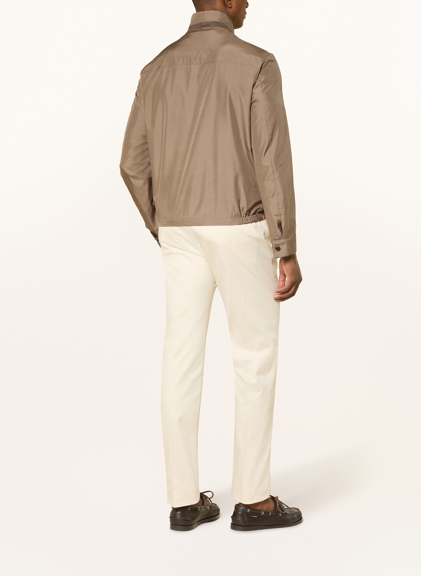 PAUL & SHARK Seidenblouson: BRAUN