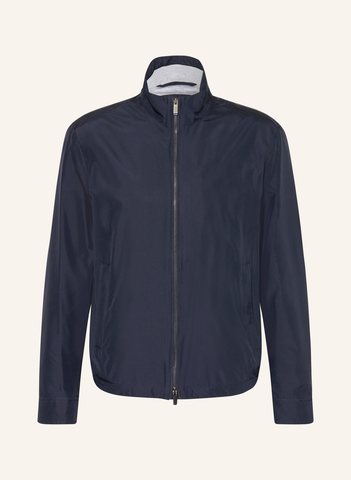 PAUL & SHARK Zijden blouson: DONKERBLAUW