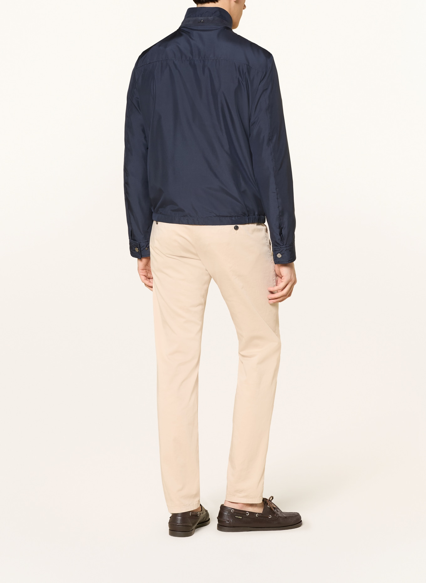 PAUL & SHARK Zijden blouson: DONKERBLAUW