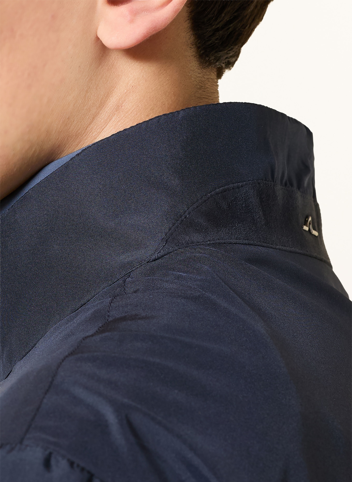 PAUL & SHARK Zijden blouson: DONKERBLAUW