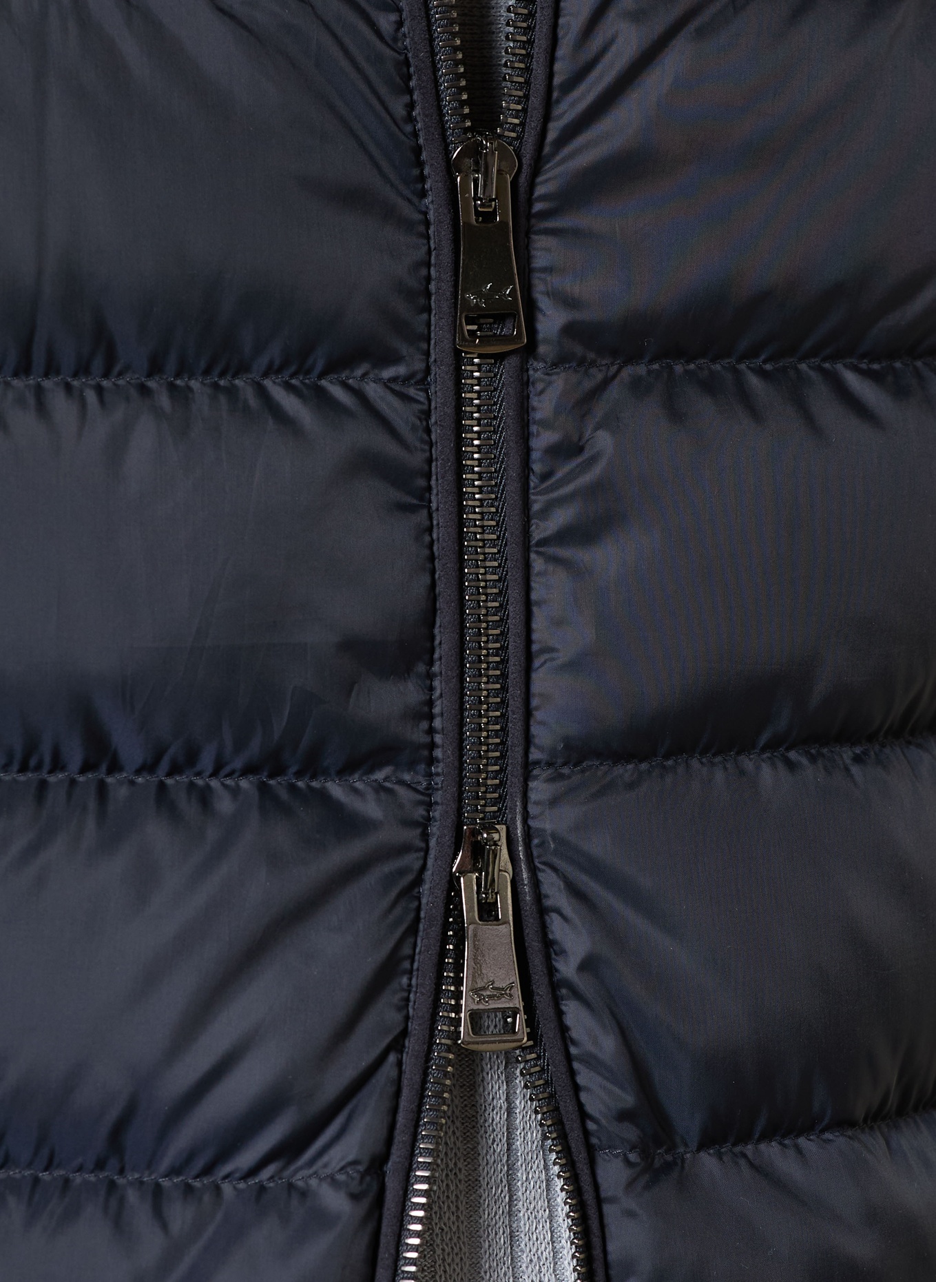 PAUL & SHARK Lightweight-Daunenjacke mit abnehmbaren Ärmeln: DUNKELBLAU