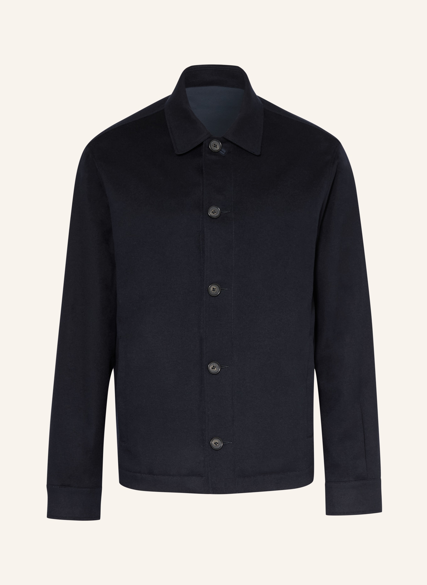 PAUL & SHARK Odwracalna kurtka z kaszmiru: GRANATOWY