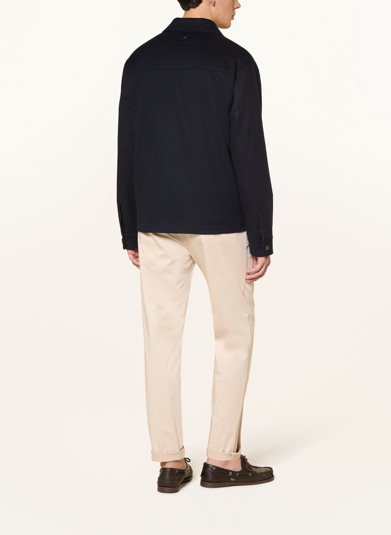 PAUL & SHARK Odwracalna kurtka z kaszmiru: GRANATOWY