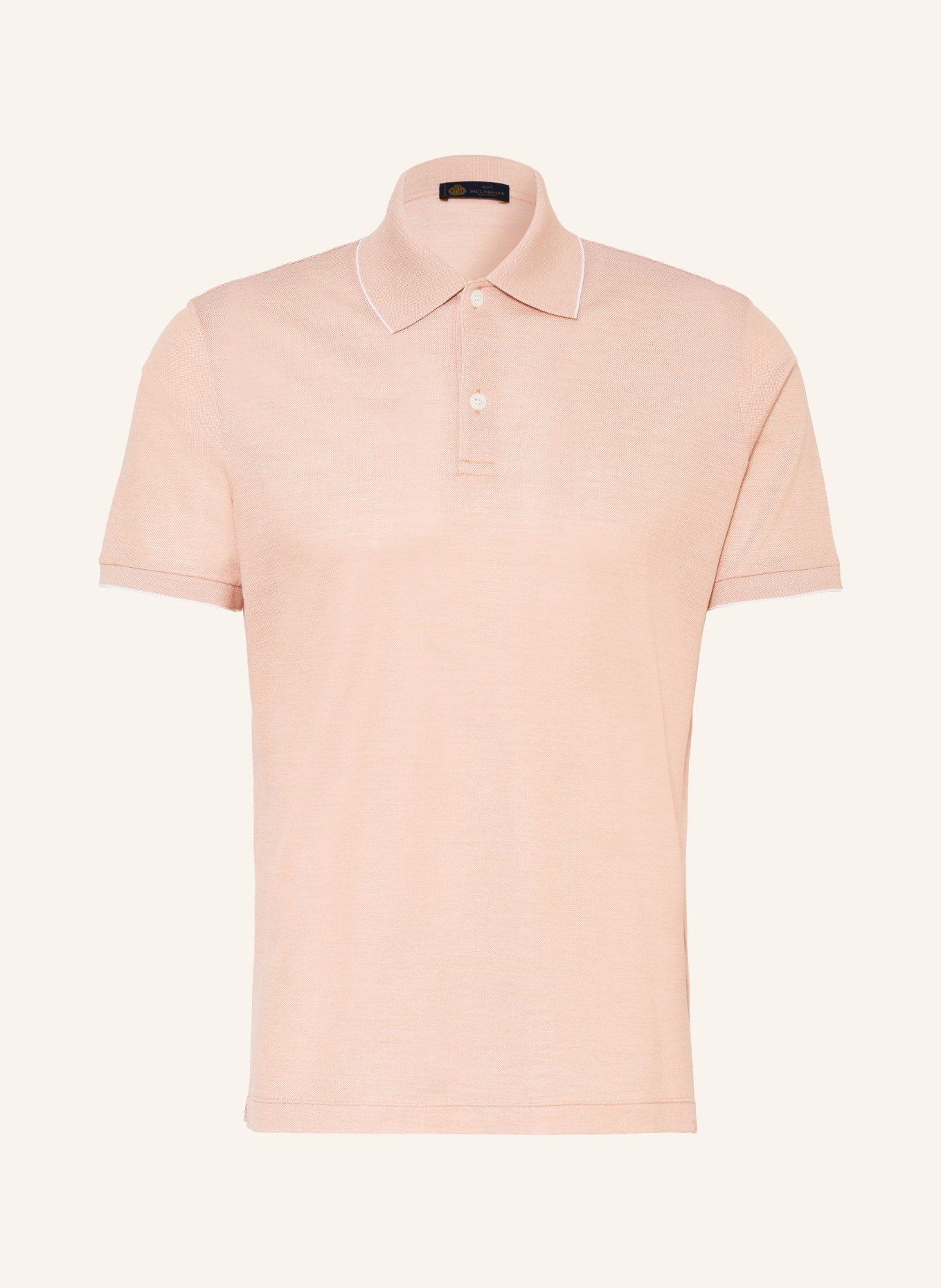 PAUL & SHARK Piqué-Poloshirt mit Seide: LACHS