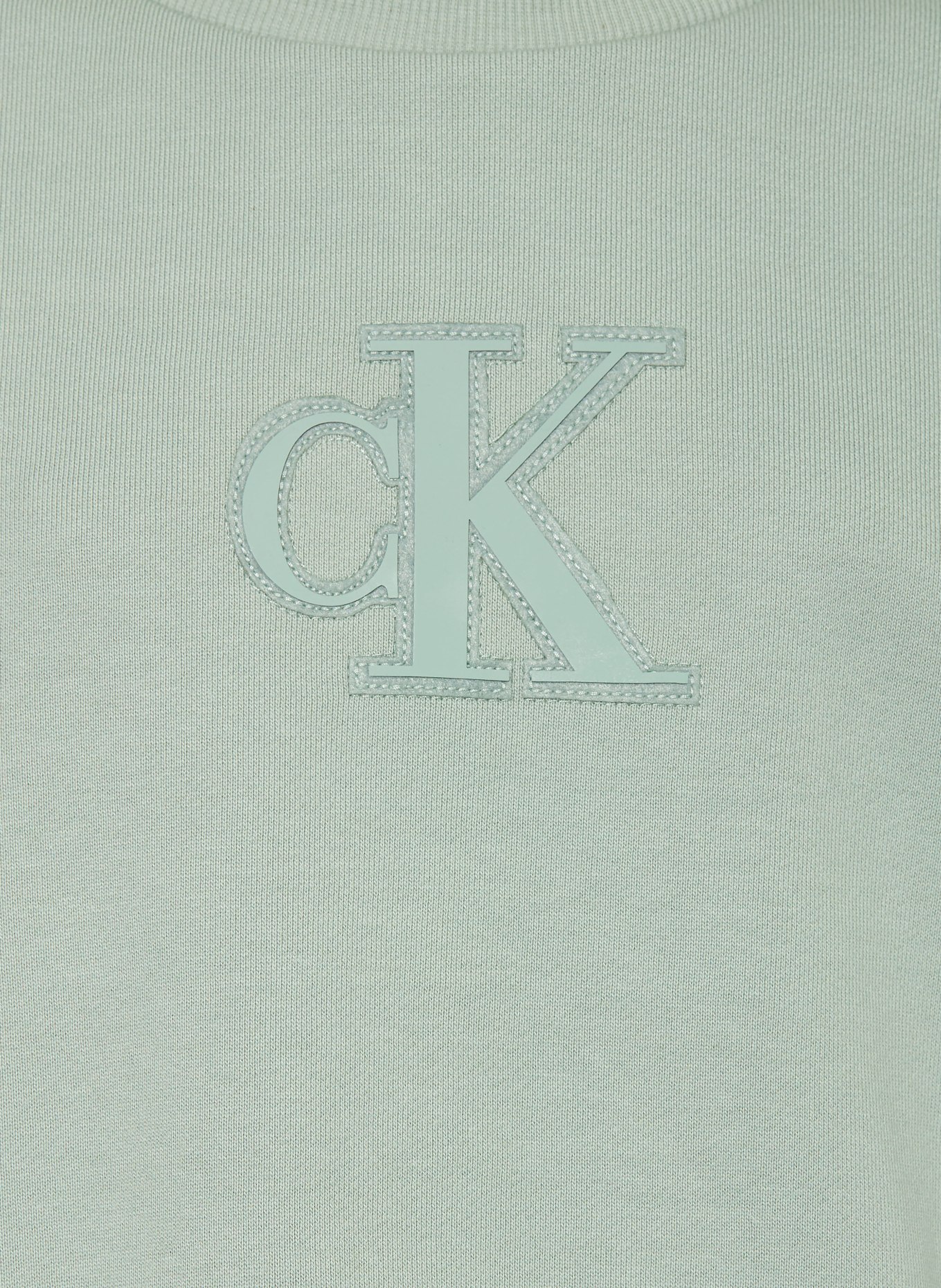 Calvin Klein sweat-shirt: VERT CLAIR