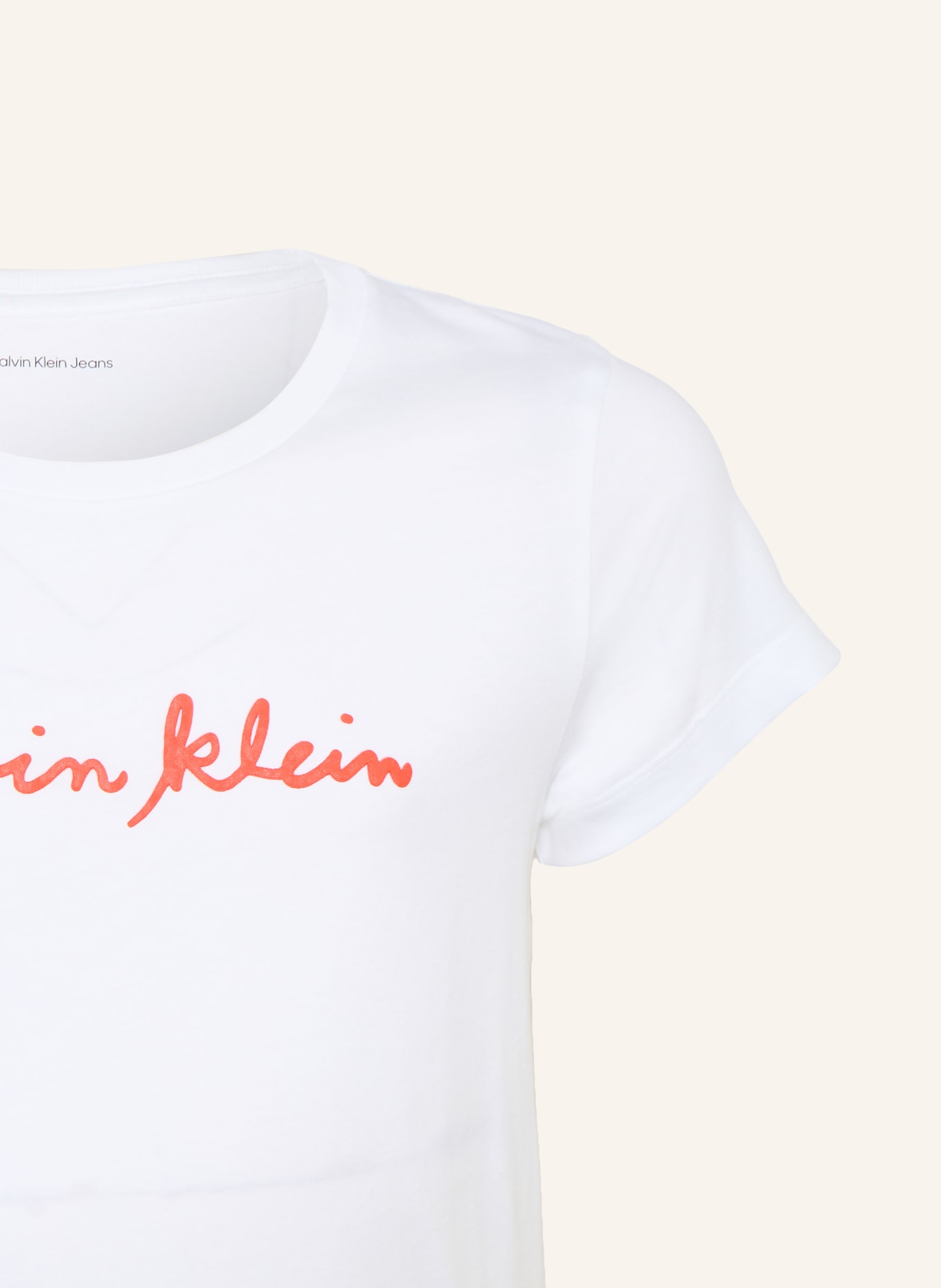 Calvin Klein T-Shirt: WEISS
