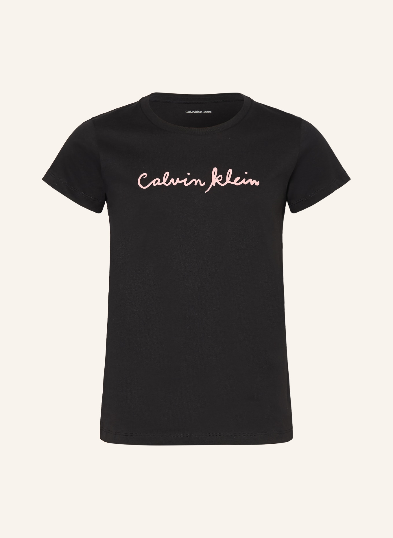 Calvin Klein T-Shirt: SCHWARZ