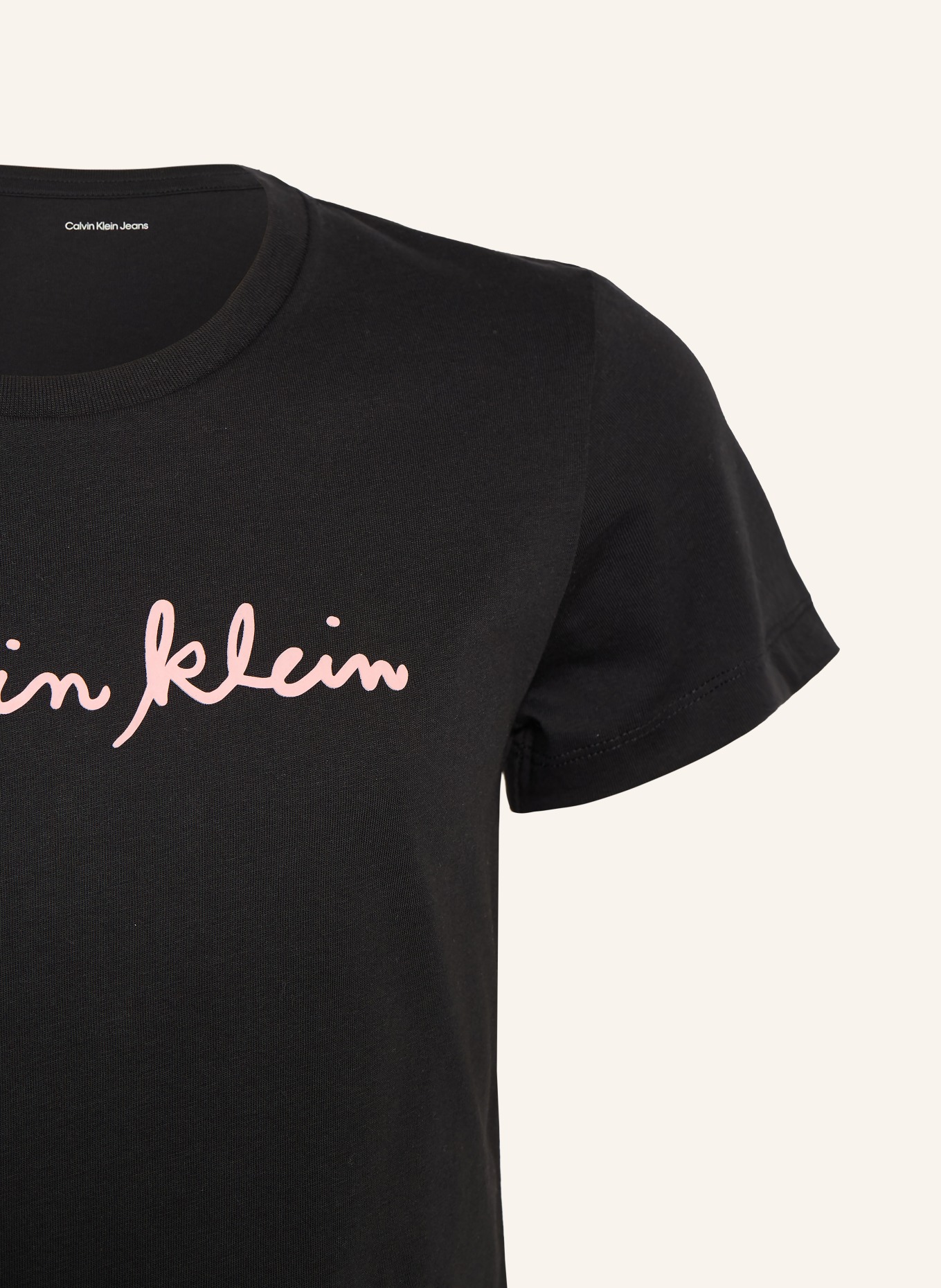 Calvin Klein T-Shirt: SCHWARZ