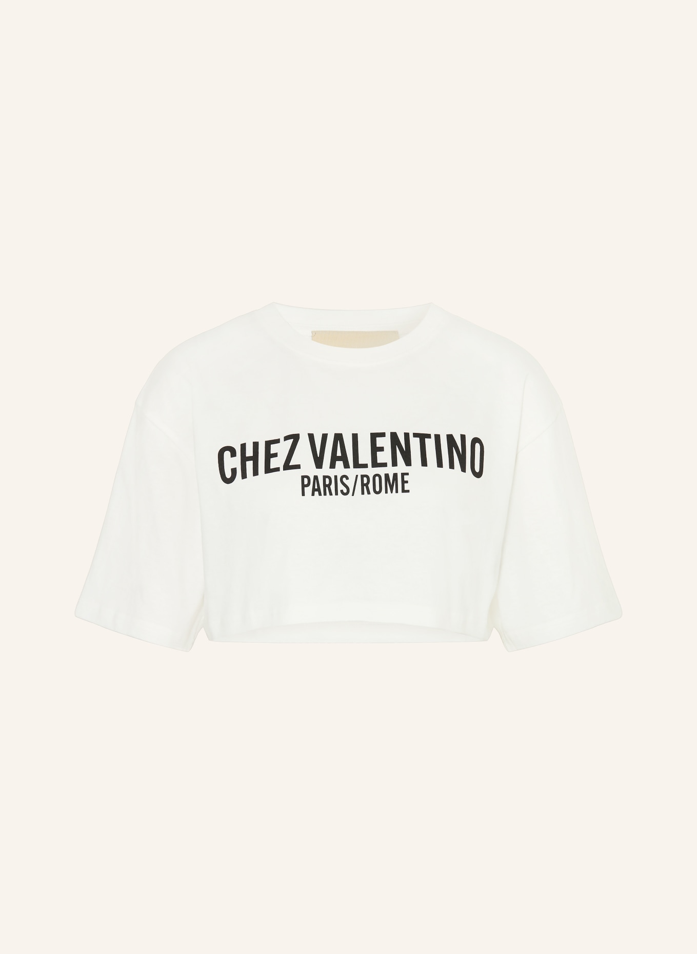 VALENTINO T-shirt court: BLANC