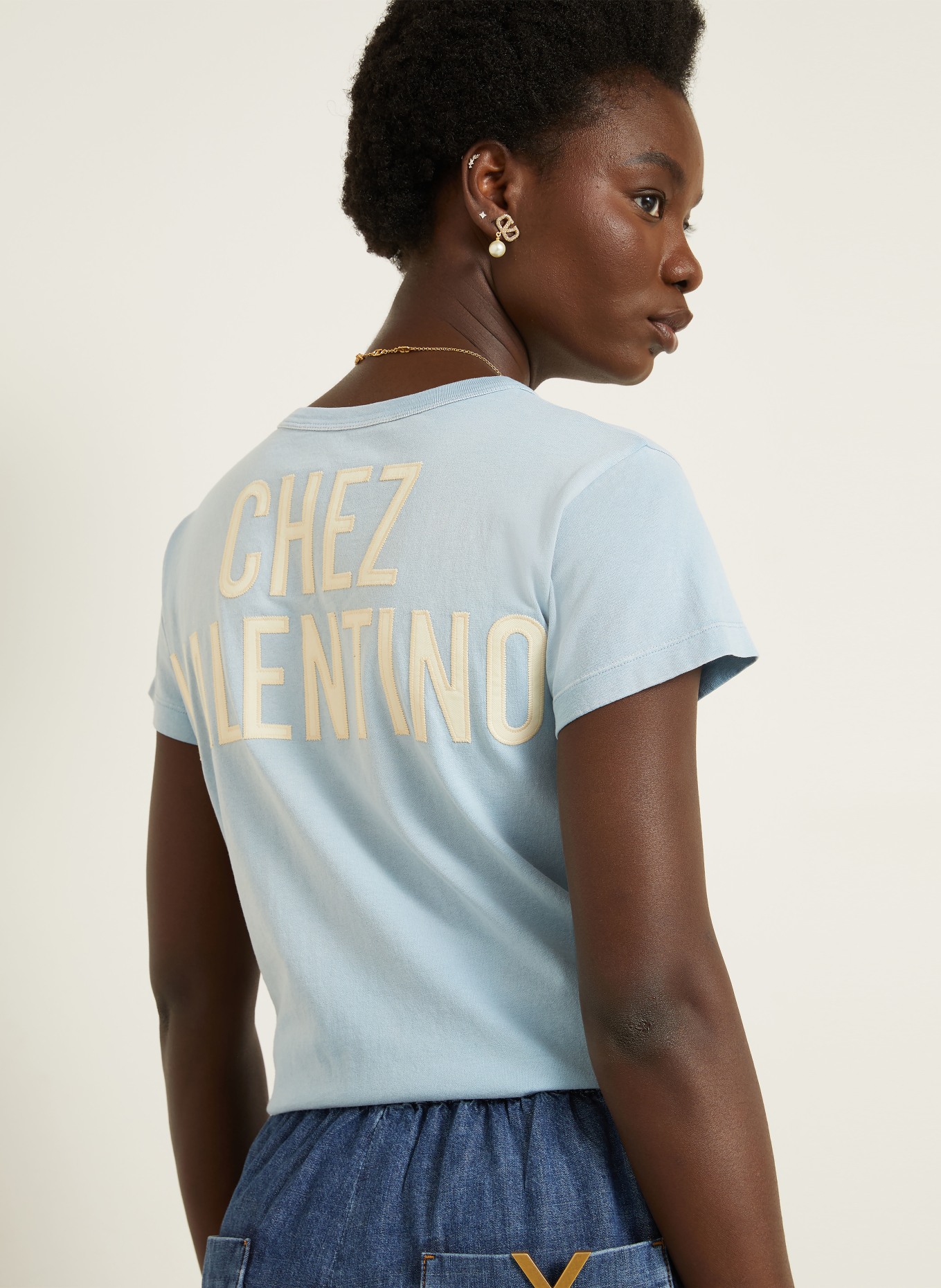 VALENTINO T-Shirt: HELLBLAU