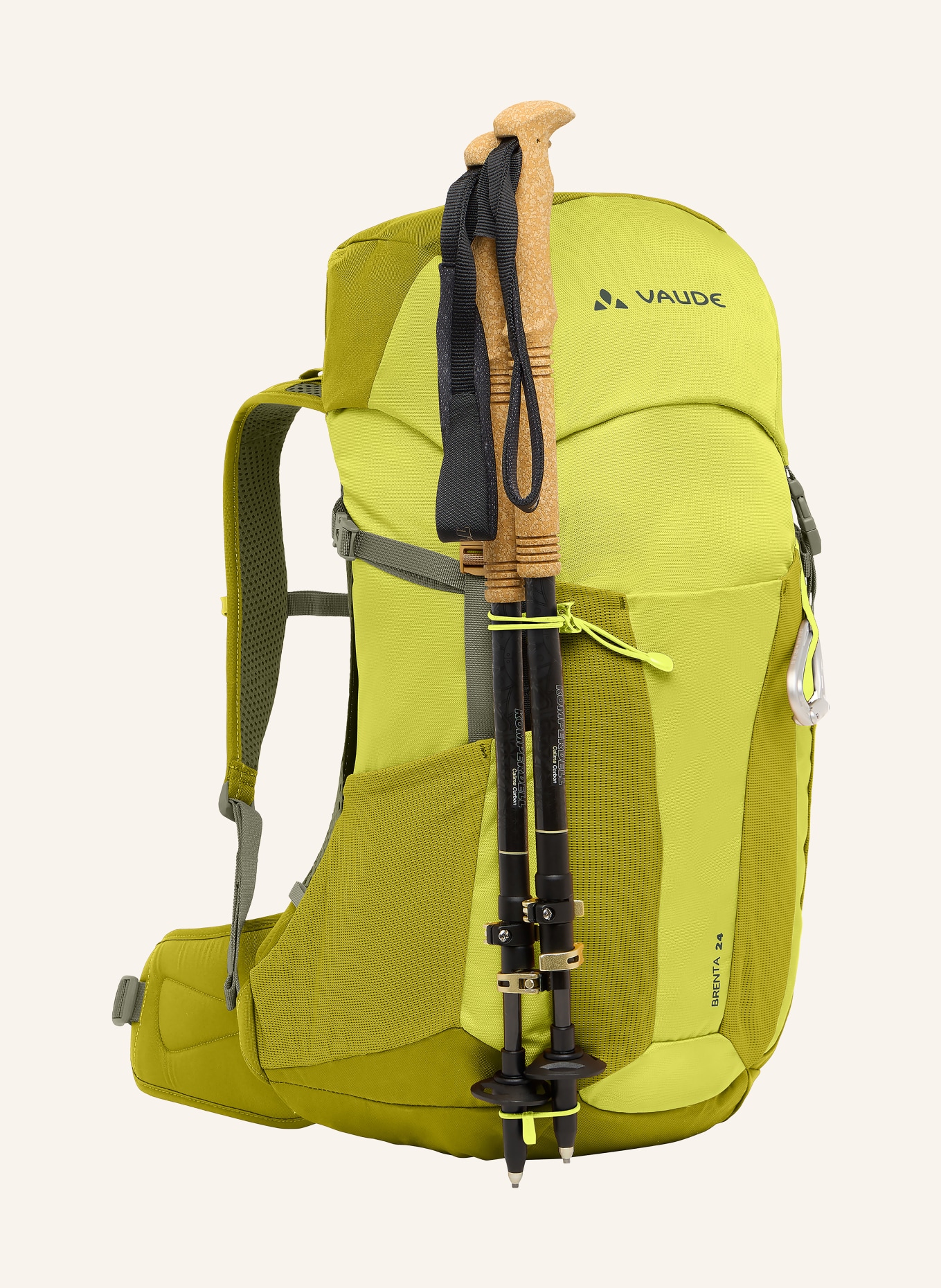 VAUDE Rucksack BRENTA 24 l: NEONGELB / DUNKELGELB / OLIV