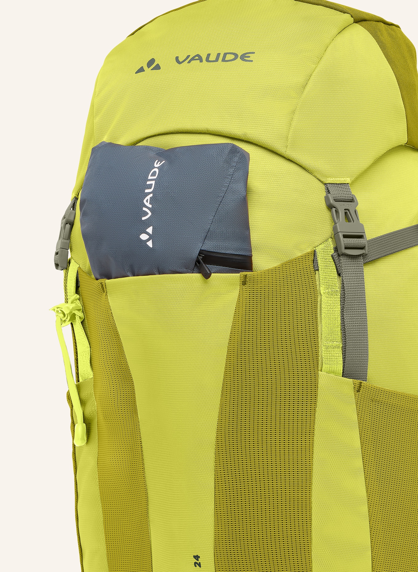 VAUDE Rucksack BRENTA 24 l: NEONGELB / DUNKELGELB / OLIV