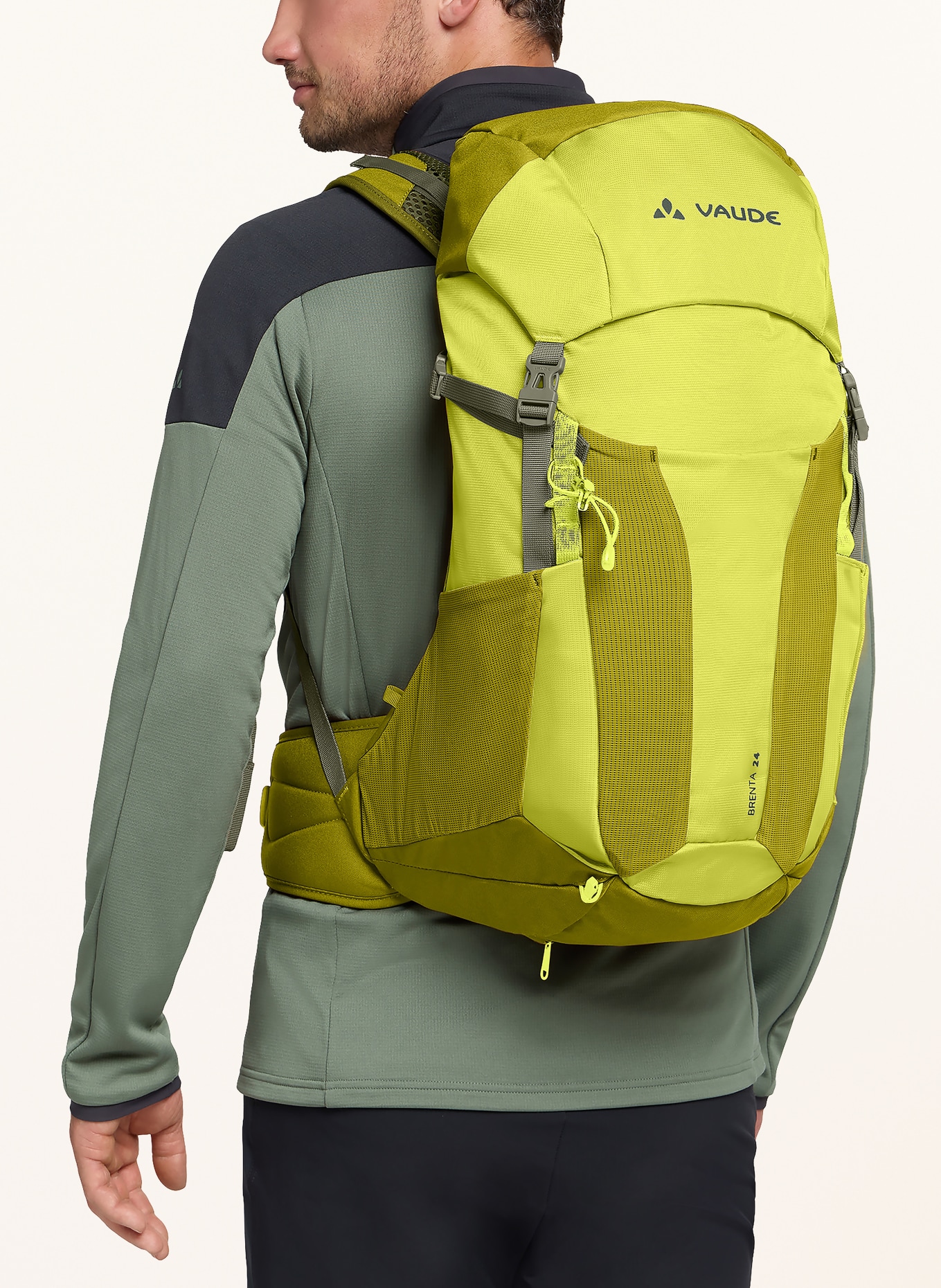 VAUDE Rucksack BRENTA 24 l: NEONGELB / DUNKELGELB / OLIV