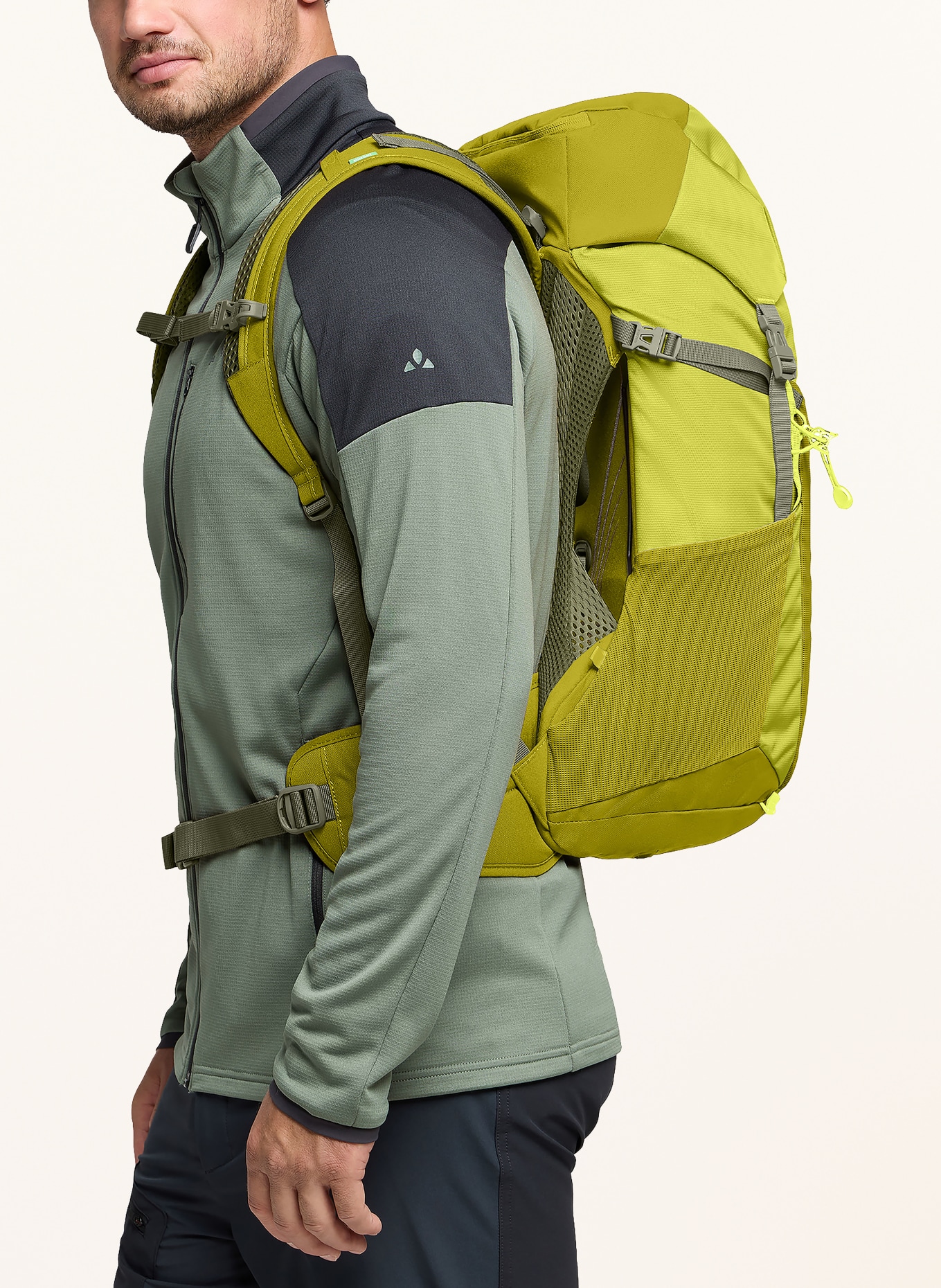 VAUDE Rucksack BRENTA 24 l: NEONGELB / DUNKELGELB / OLIV