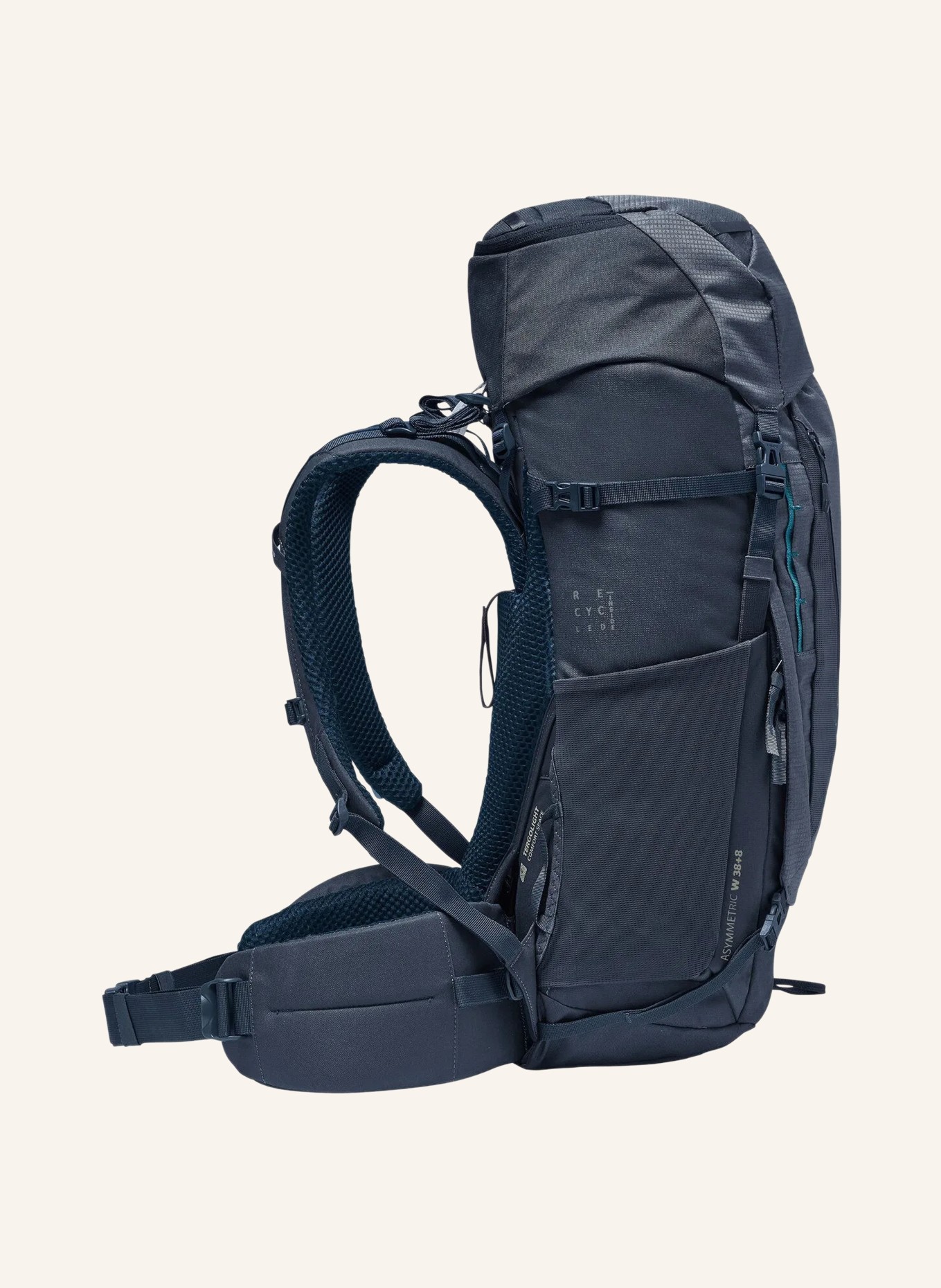 VAUDE Rucksack WO ASYMMETRIC 38+8 l: DUNKELBLAU