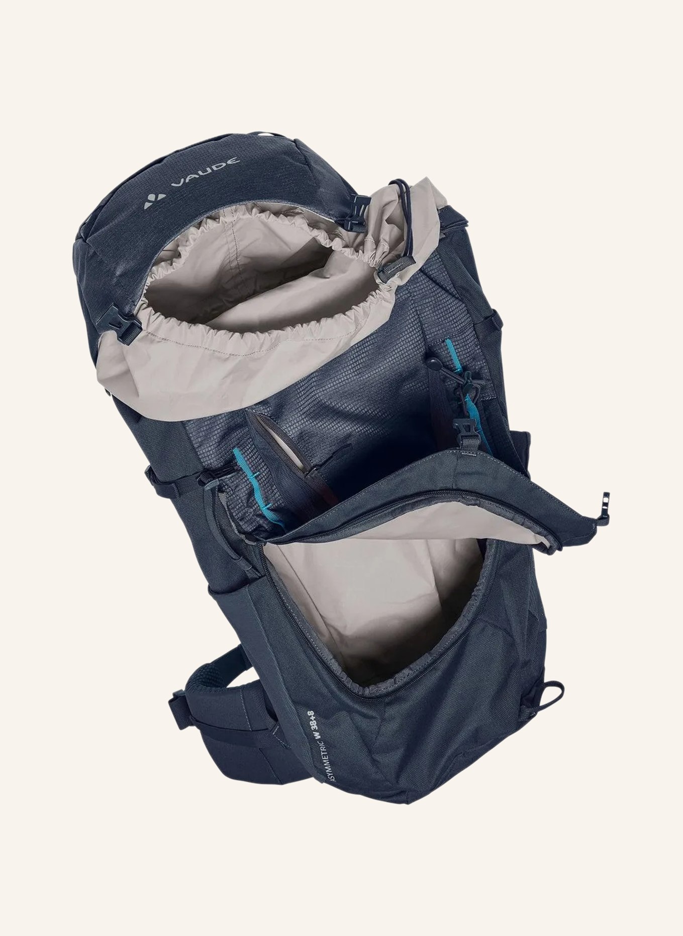 VAUDE Rucksack WO ASYMMETRIC 38+8 l: DUNKELBLAU