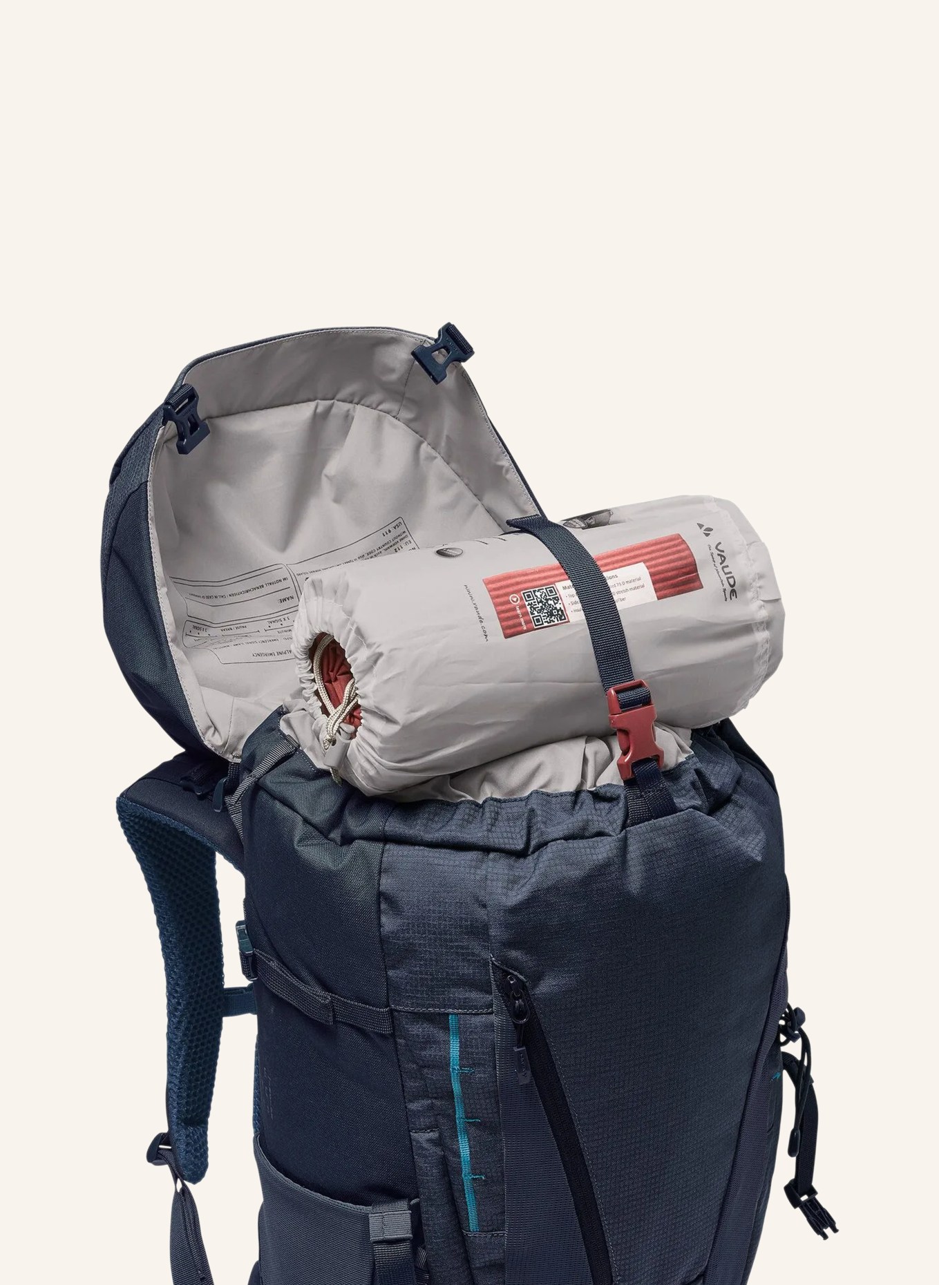 VAUDE Rucksack WO ASYMMETRIC 38+8 l: DUNKELBLAU