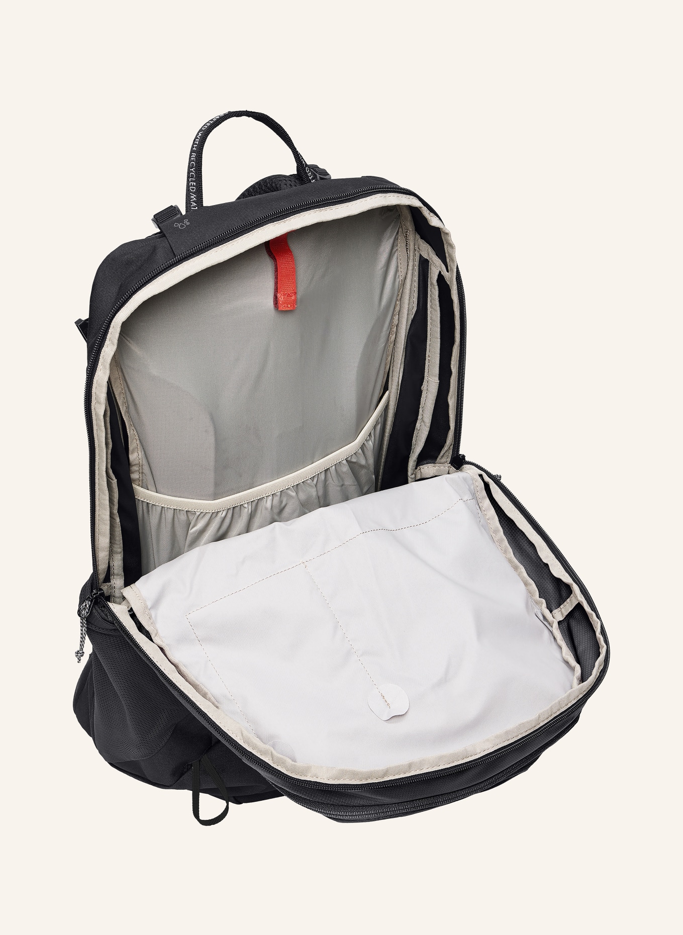 VAUDE Rucksack WIZARD 24+4 28 l: SCHWARZ / NEONORANGE