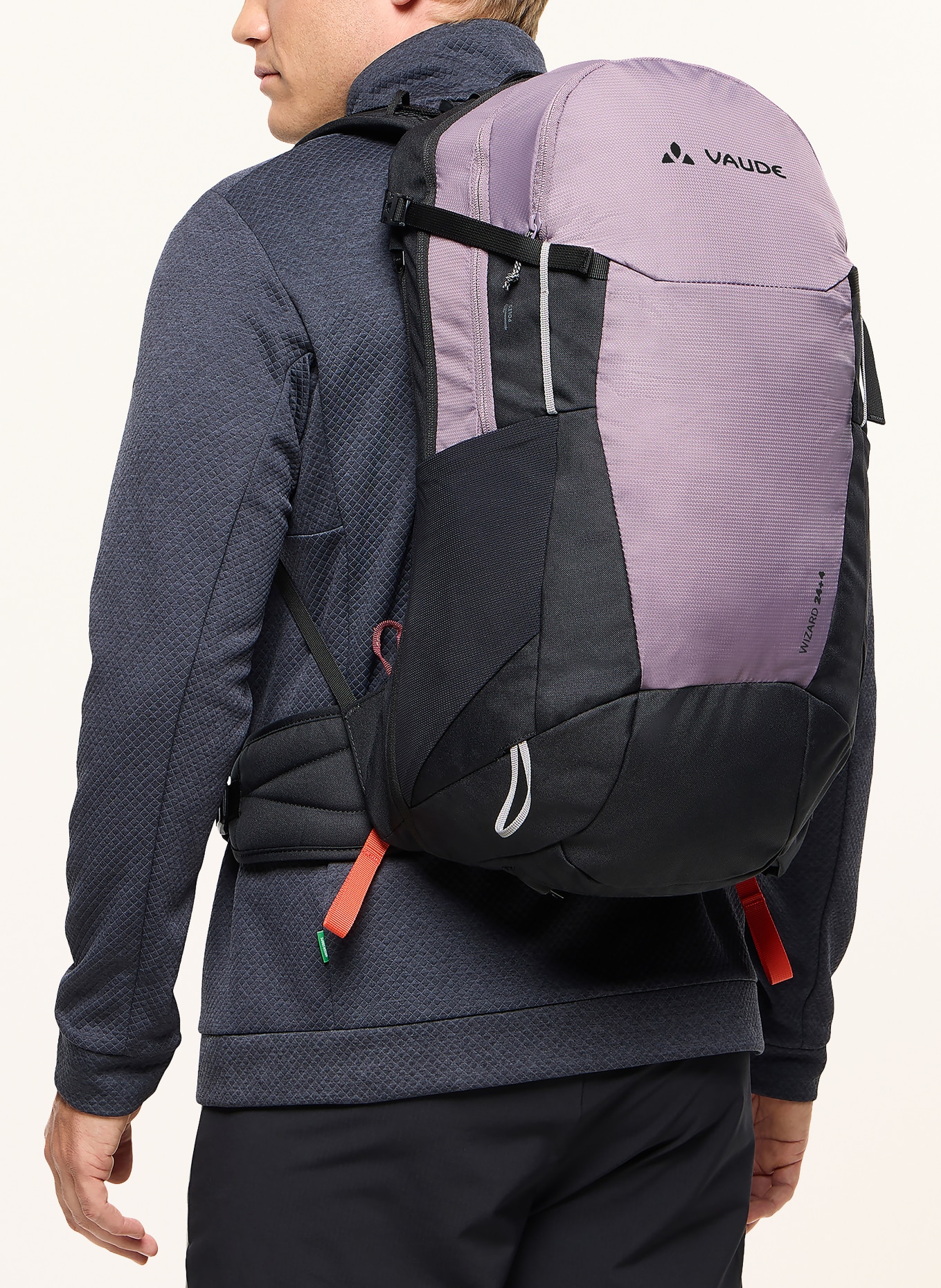 VAUDE Rucksack WIZARD 24+4 28 l: SCHWARZ / ROSÉ
