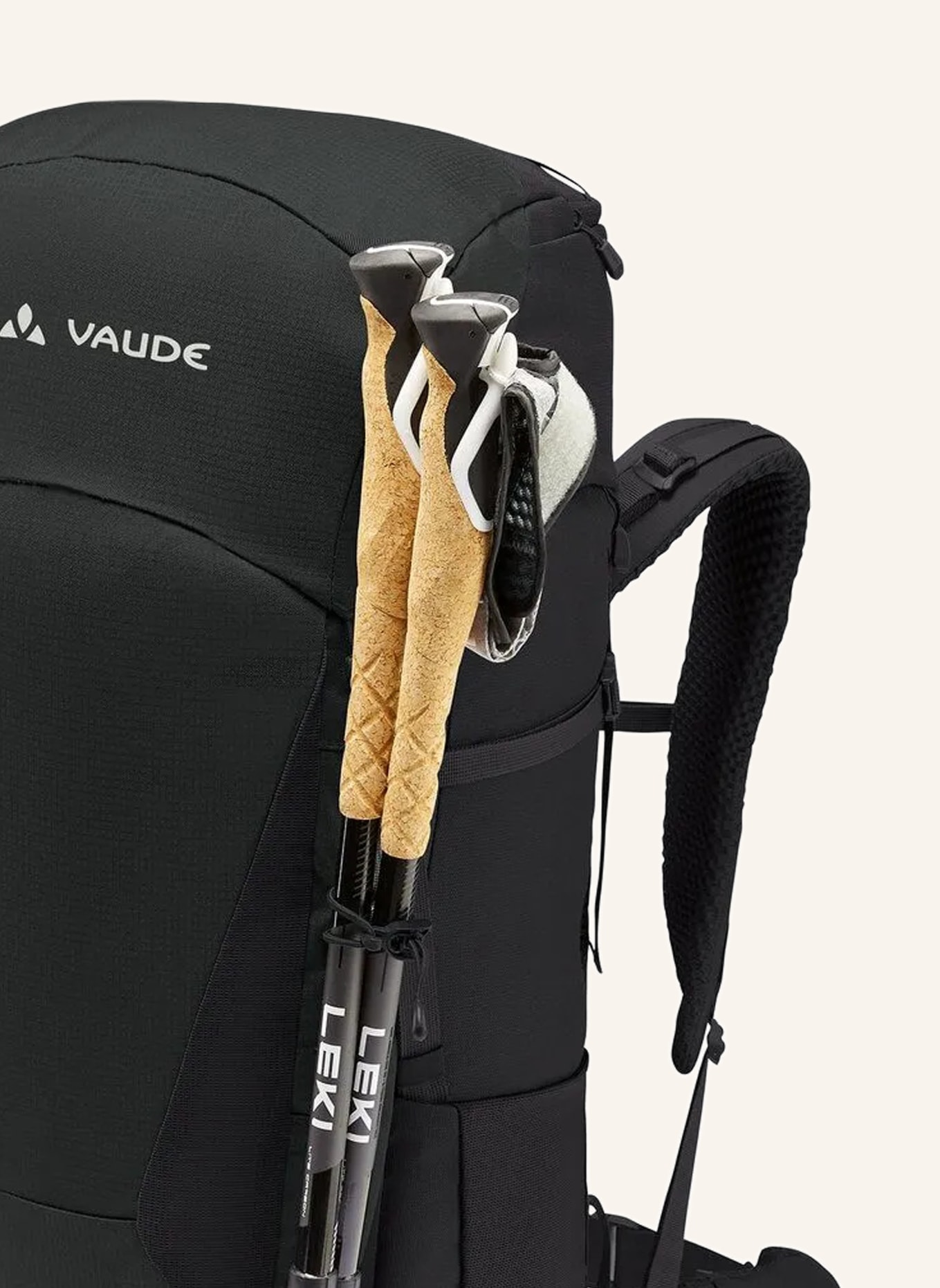 VAUDE ASYMMETRIC 42+8 L Backpack: BLACK