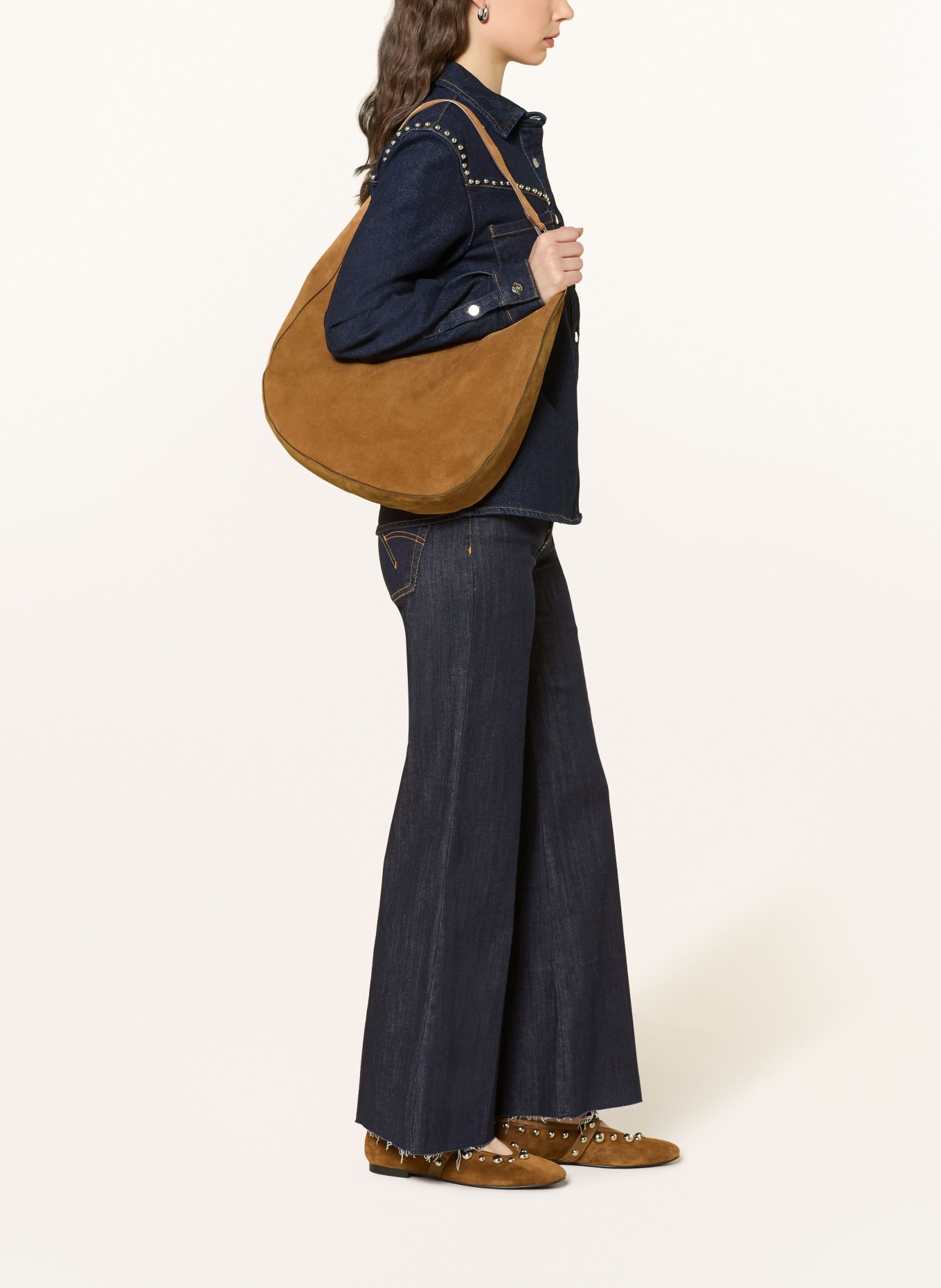 MARELLA Wide Leg Jeans MLSWLCROP: 003 cornflower