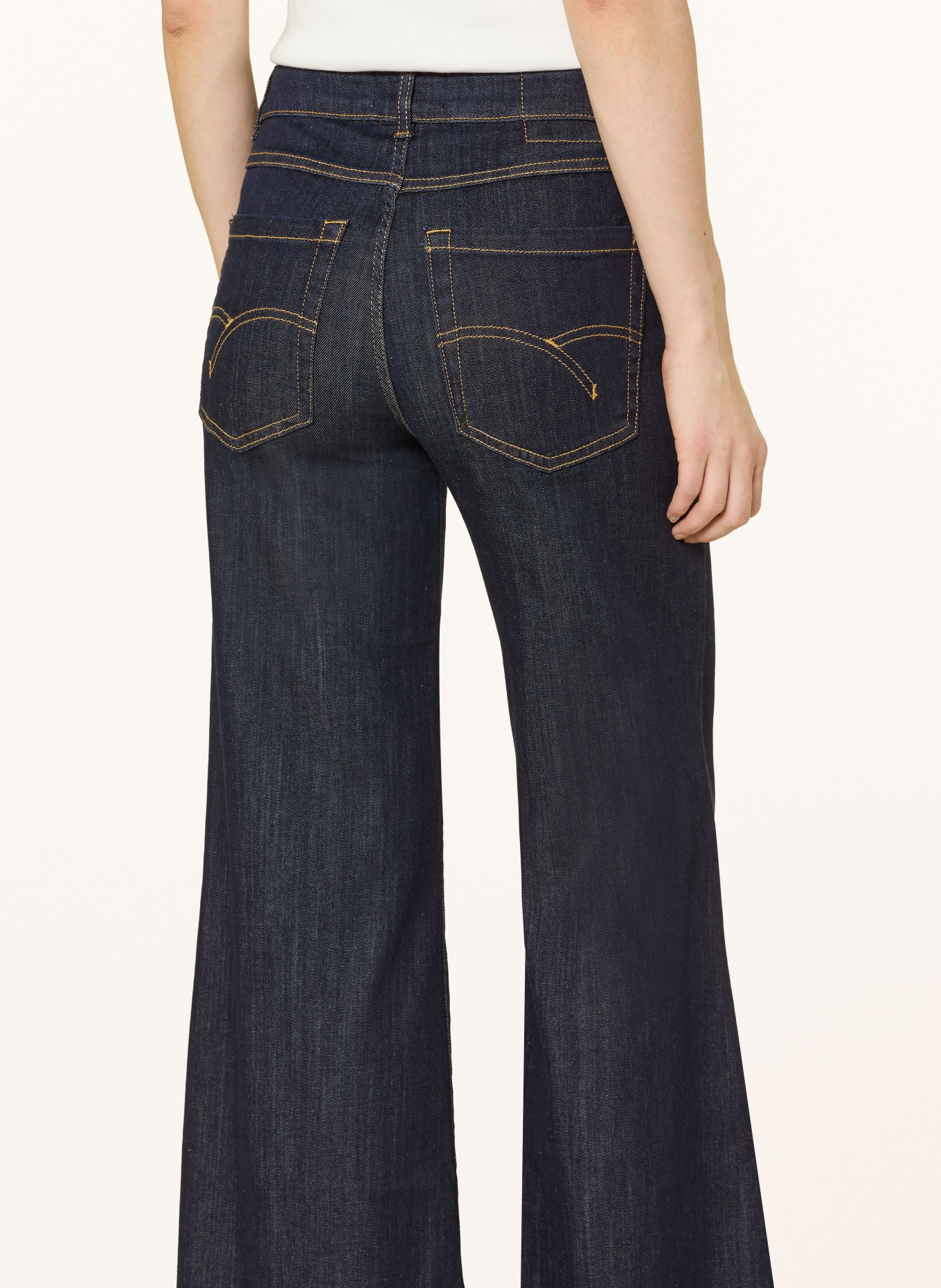 MARELLA Wide Leg Jeans MLSWLCROP: 003 cornflower