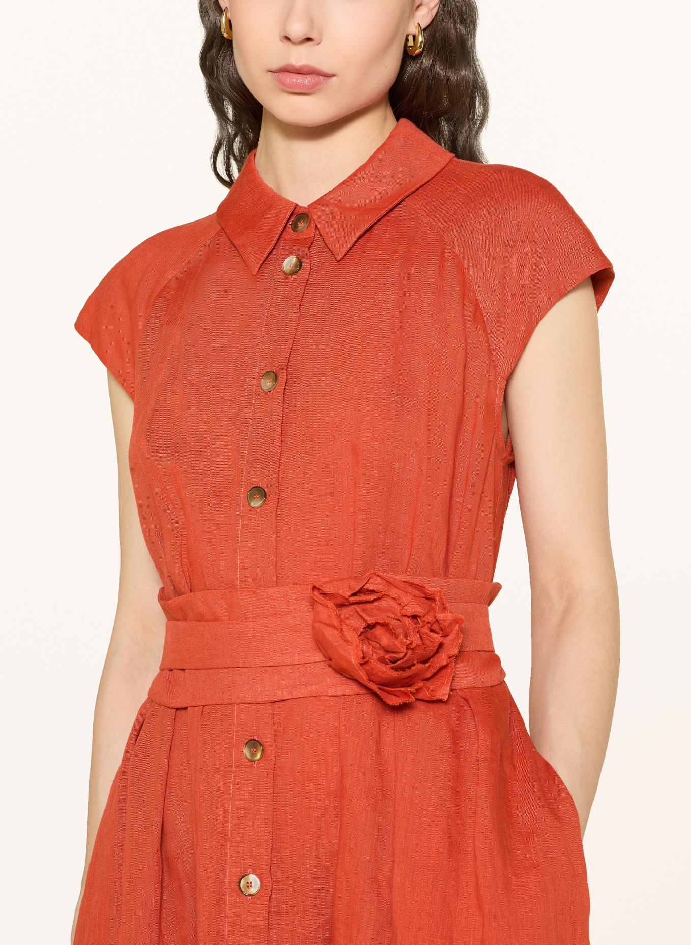 MARELLA Shirt dress MLSVENTO: DARK ORANGE
