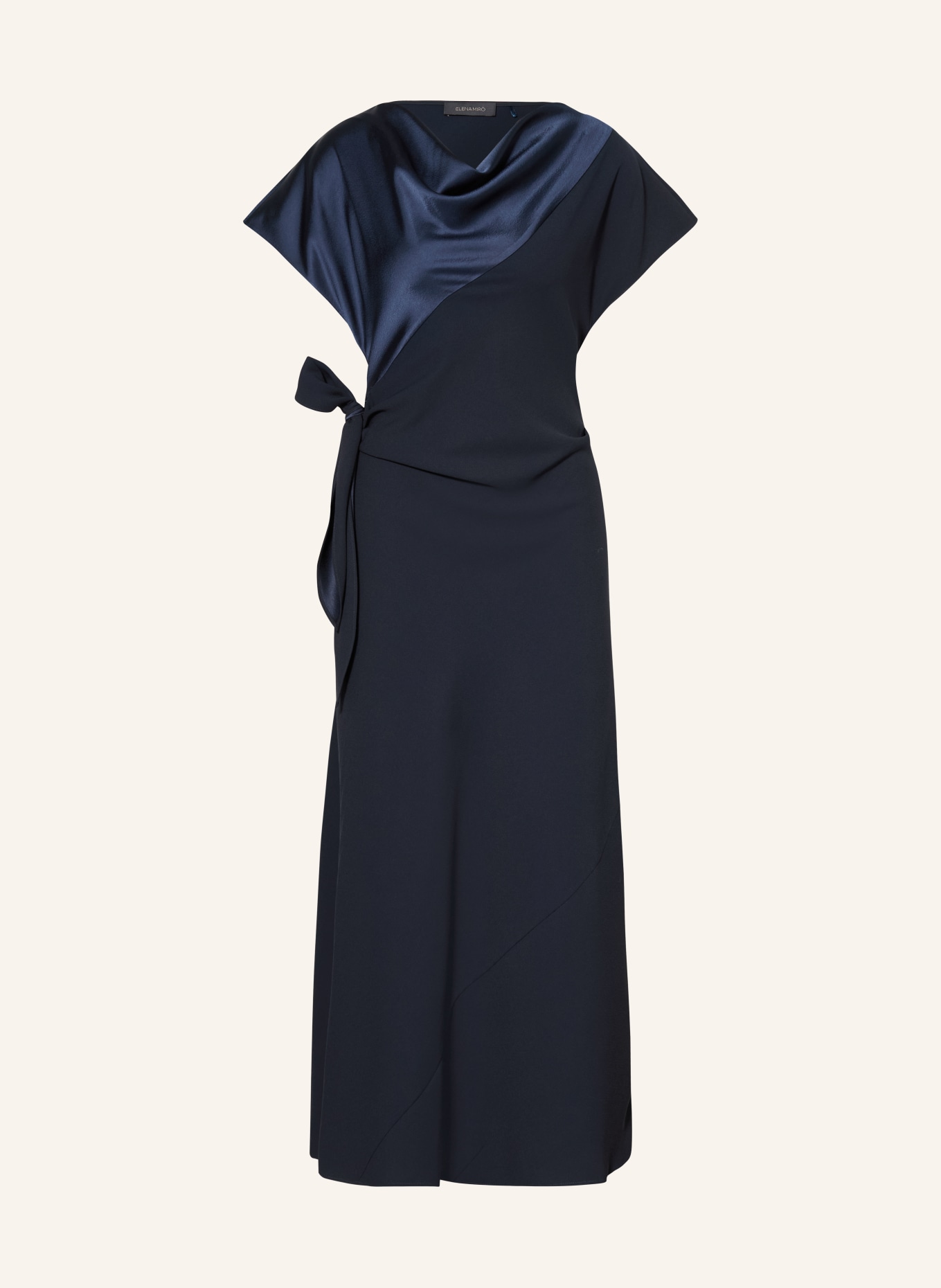 ELENA MIRO večerní šaty: TMAVĚ MODRÁ