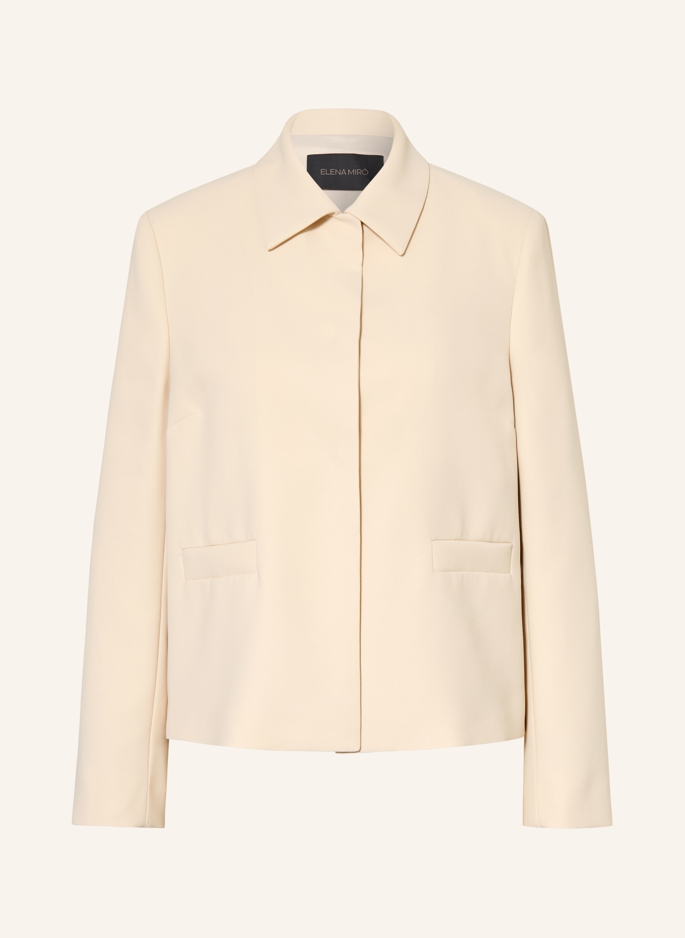 ELENA MIRO blazer: ÉCRU
