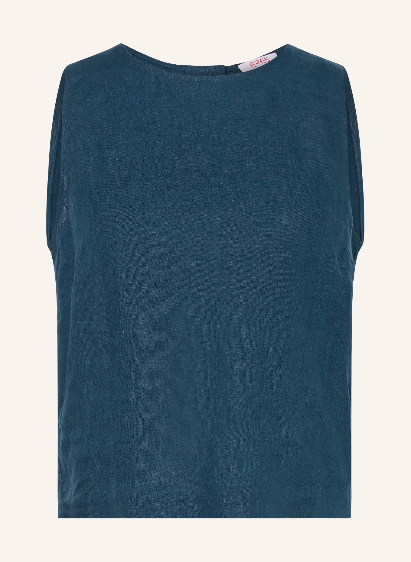 ERES Top en lin RAVIE: BLEU PÉTROLE