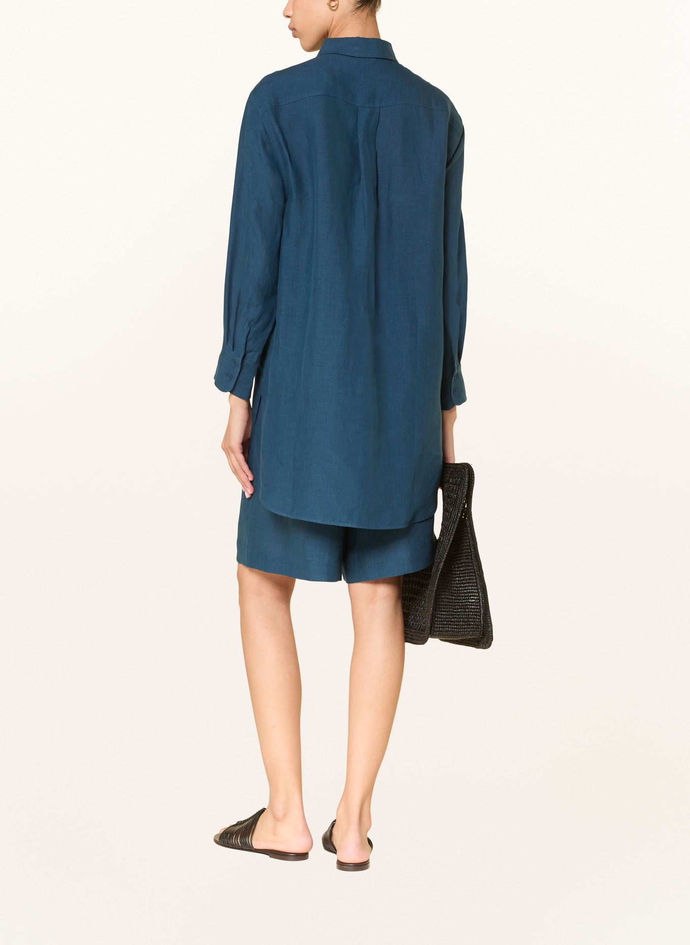 ERES Hemdbluse MIGNONETTE aus Leinen: PETROL