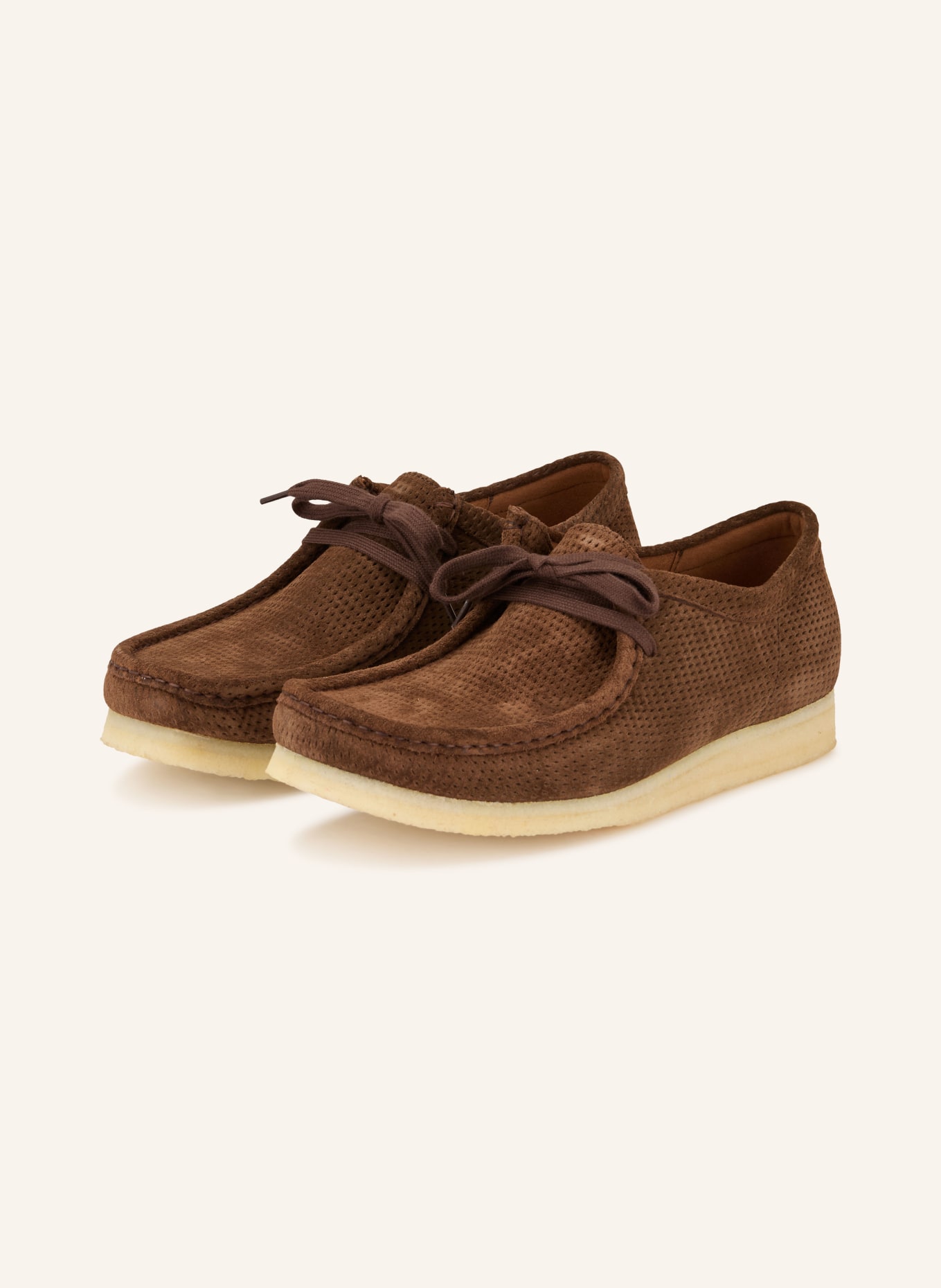 Clarks ORIGINALS Mokassins WALLABEE: BRAUN