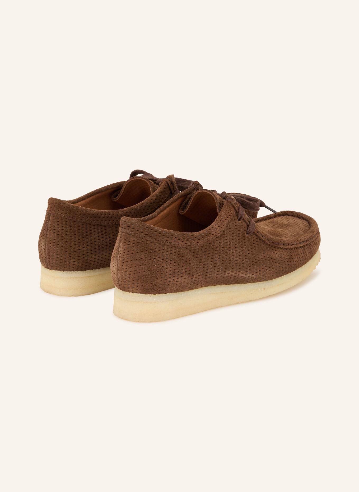 Clarks ORIGINALS Mokassins WALLABEE: BRAUN