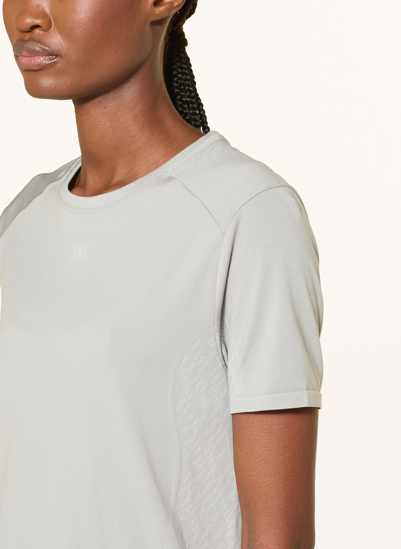 X-BIONIC Koszulka do biegania XCEED RUN DISCOVER: SZARONIEBIESKI