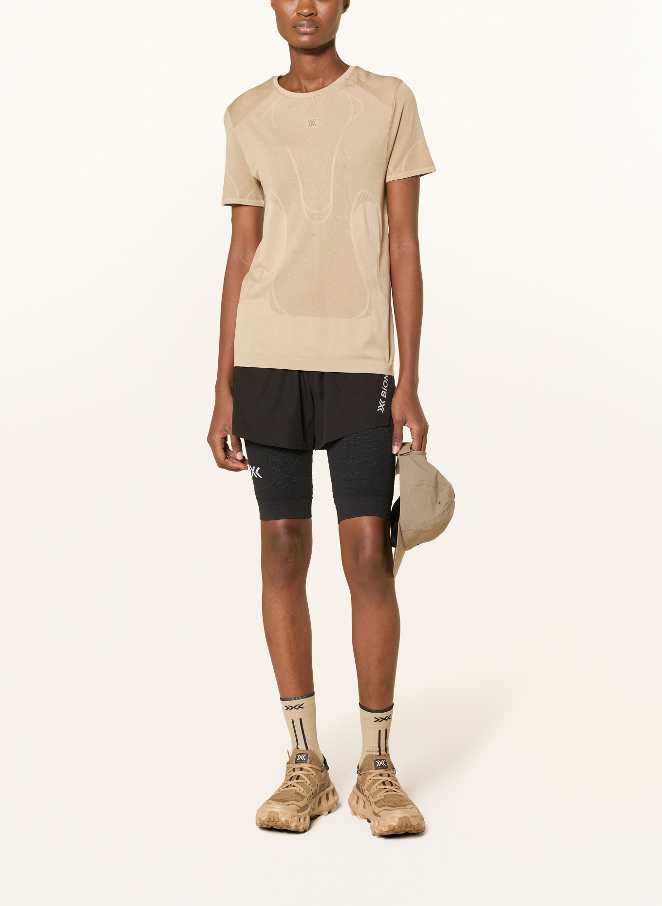 X-BIONIC Laufshirt X-CEED RUN PERFORM: BEIGE
