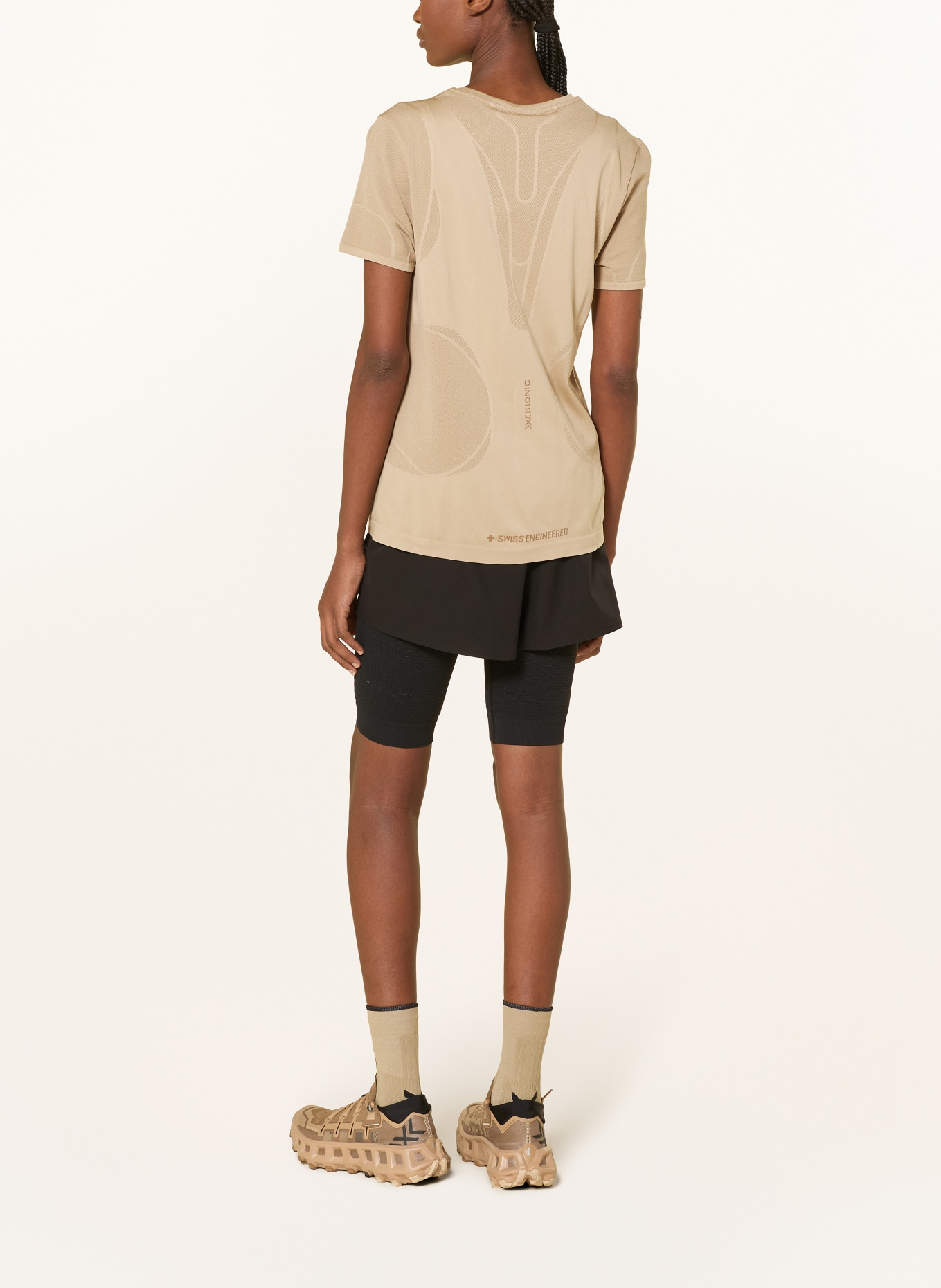 X-BIONIC Laufshirt X-CEED RUN PERFORM: BEIGE