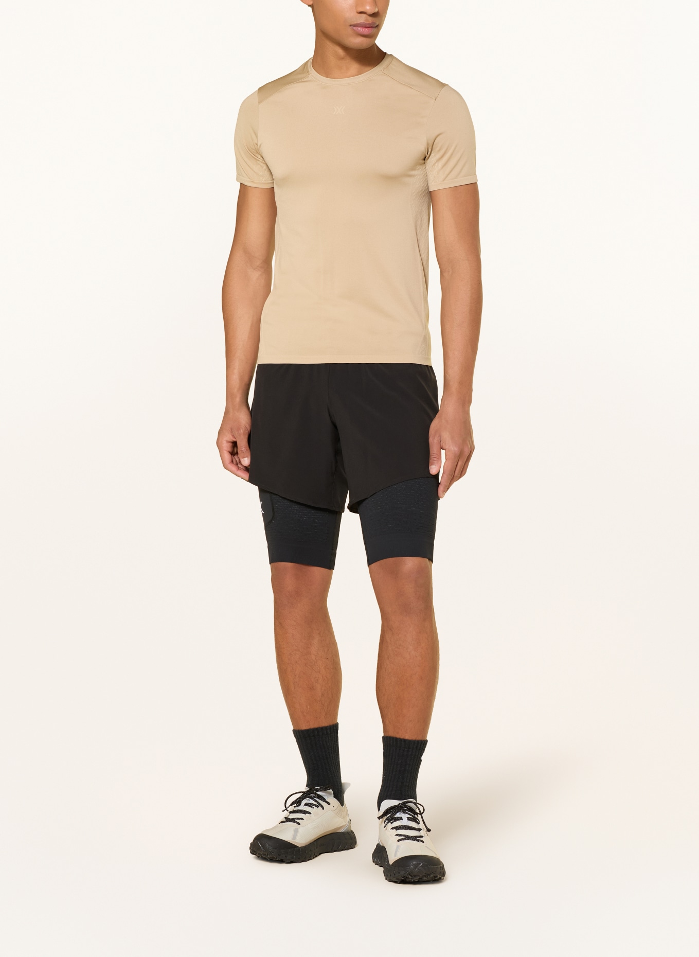 X-BIONIC Hardloopshirt XCEED RUN DISCOVER: BEIGE