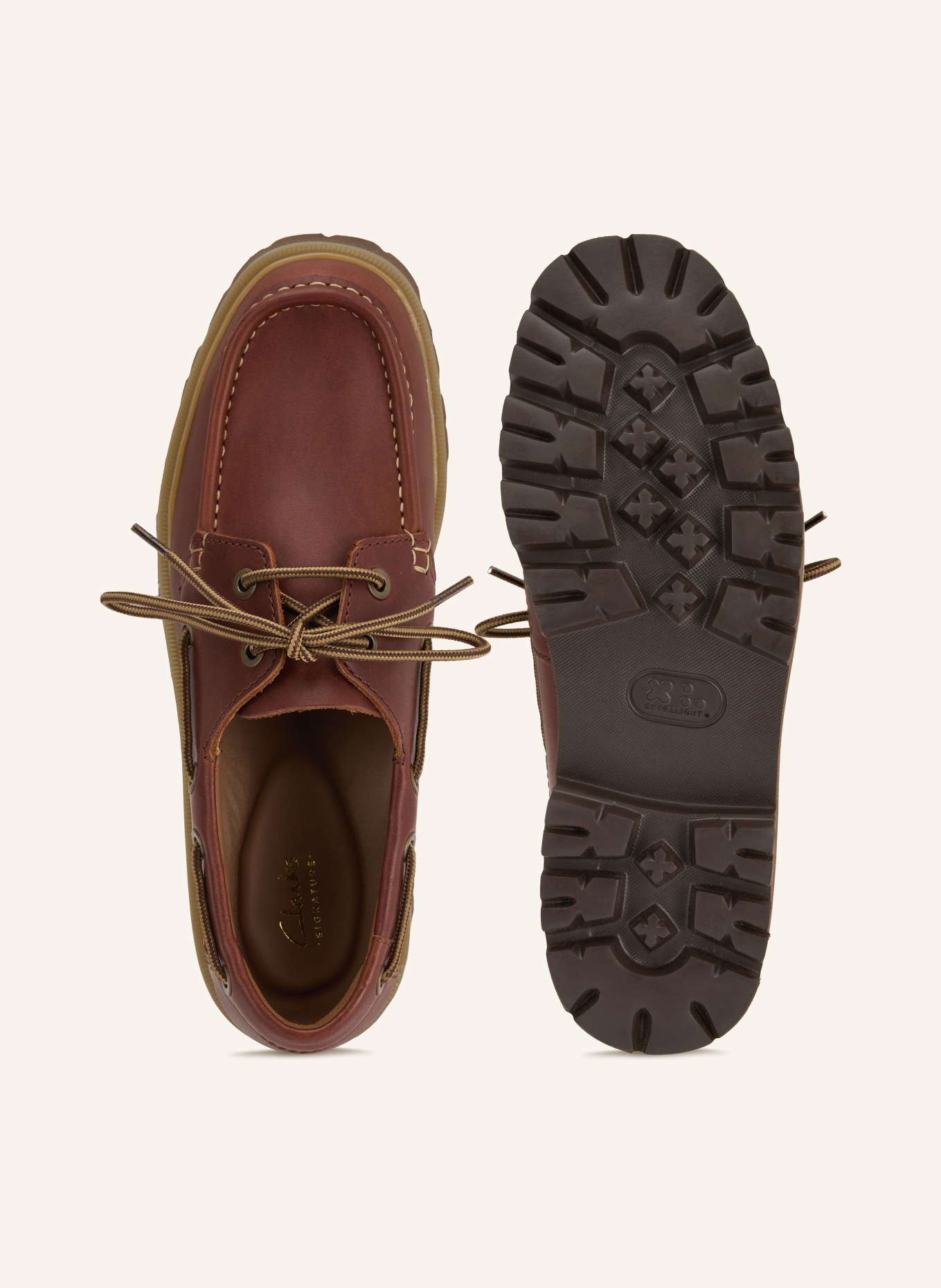 Clarks Bootschoenen CLEYHILL BOAT: BRUIN