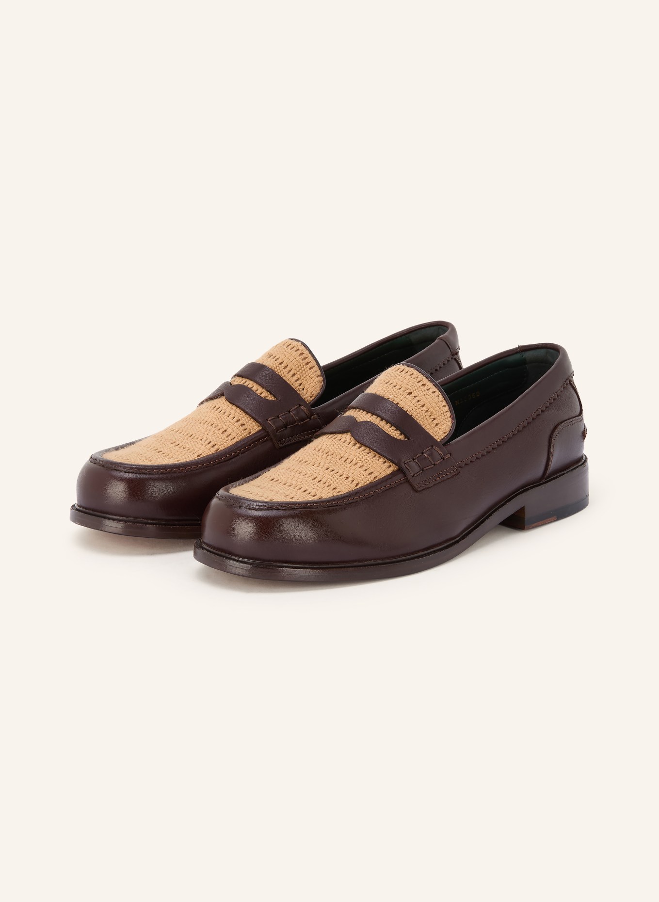 Clarks Mokasyny CRAFTJAMES: CIEMNOBRĄZOWY / KONIAKOWY
